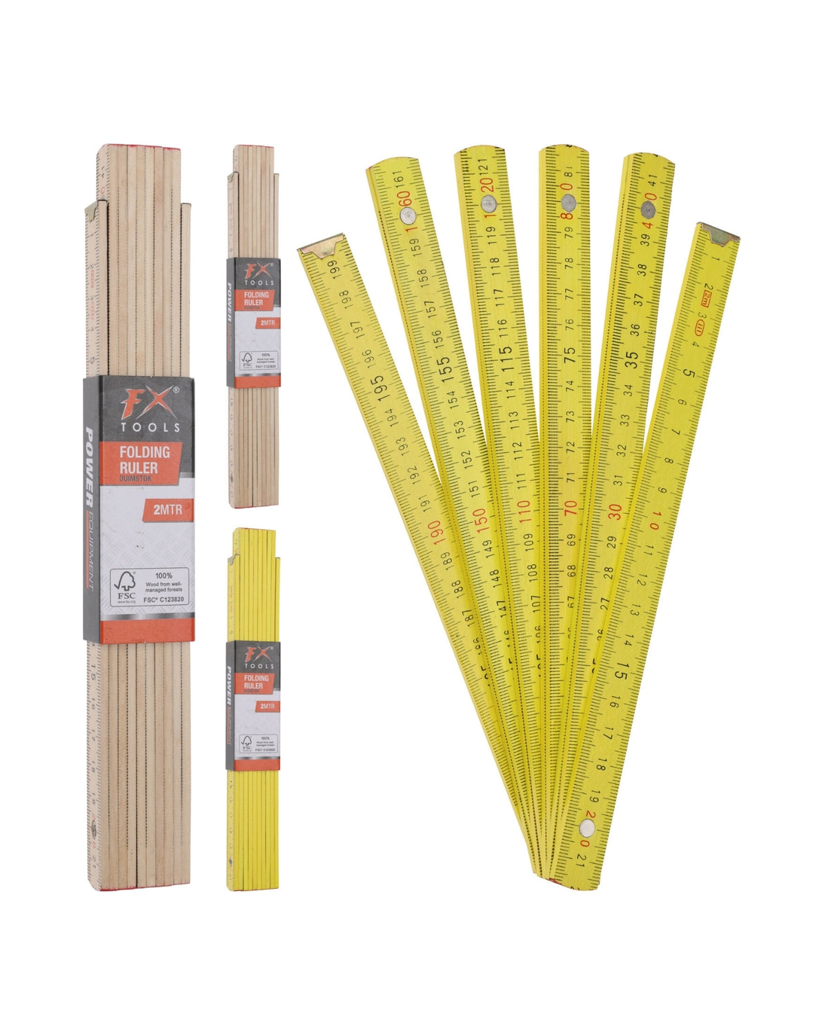 Tommestok 2 meter – 16 mm
