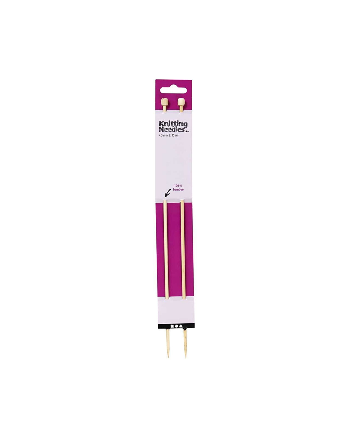 Knitting needles 35 cm / 4.5 mm 1 pair