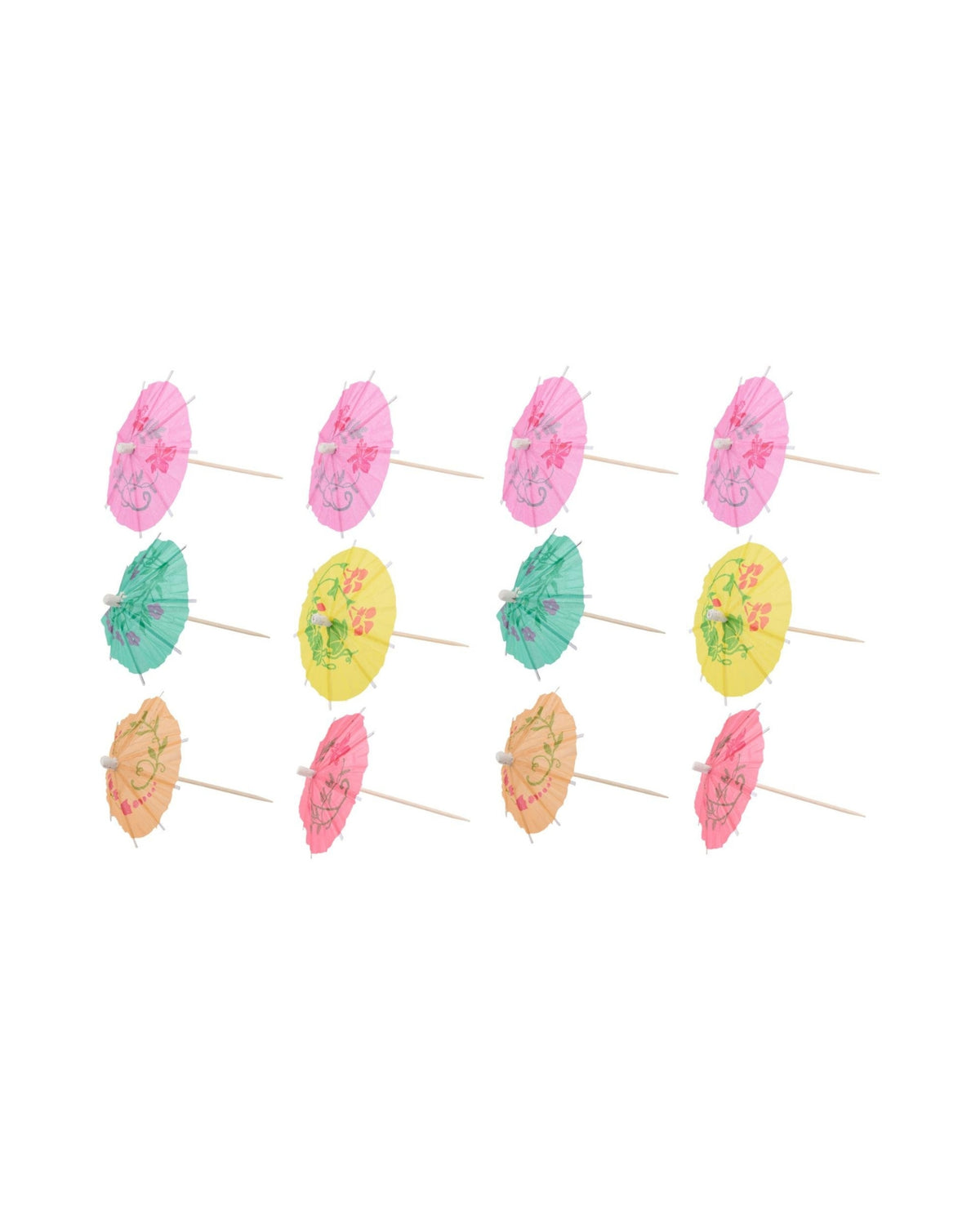 Paraplyer til cocktails 10 cm - 12 stk