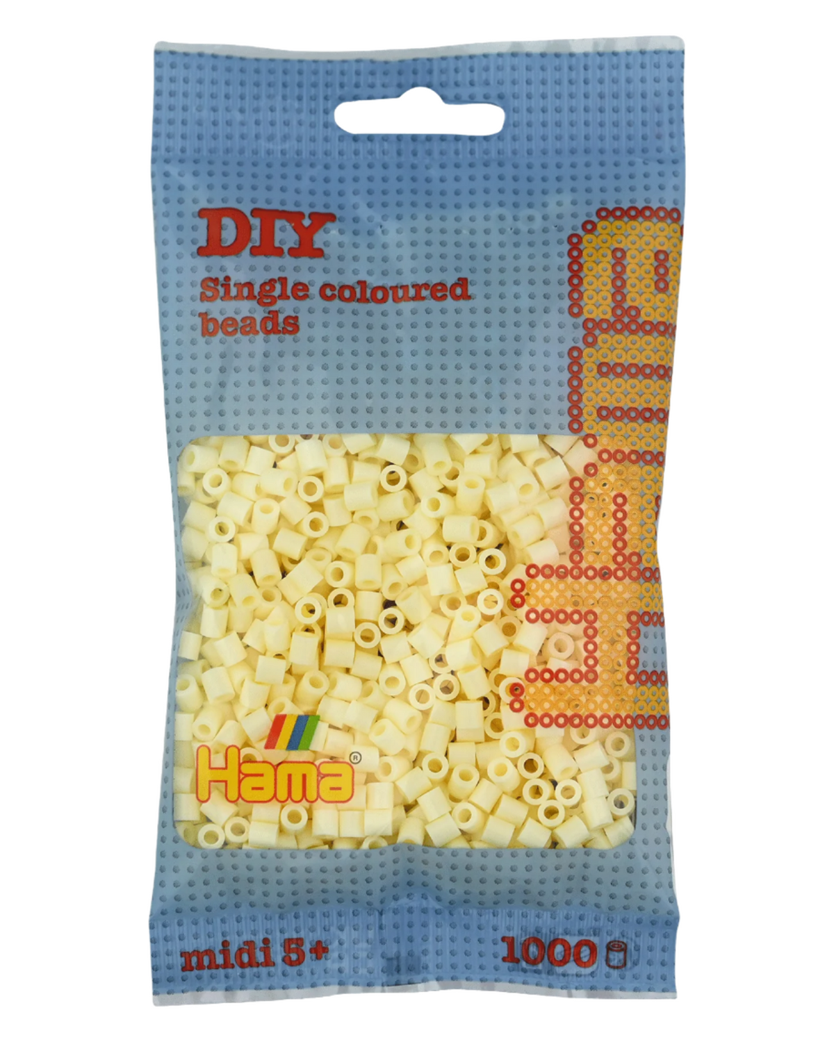 Hama perler 1000 stk - 207-02 creme