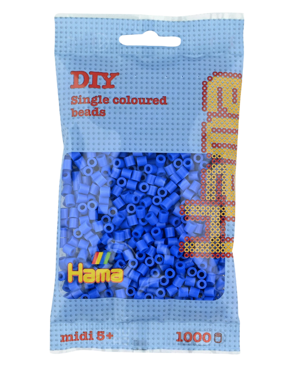 Hama perler 1000 stk - 207-09 lyseblå