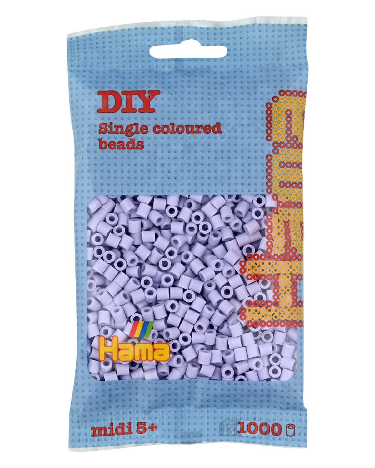 Hama perler 1000 stk - 207-106 lys lavendel