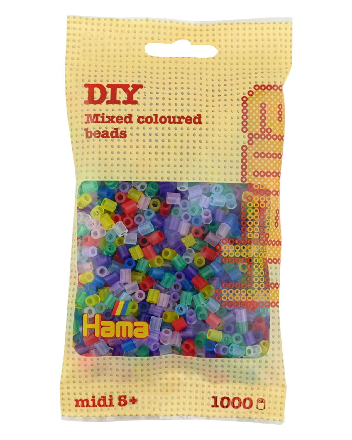 Hama perler 1000 stk - 207-53 transparent mix