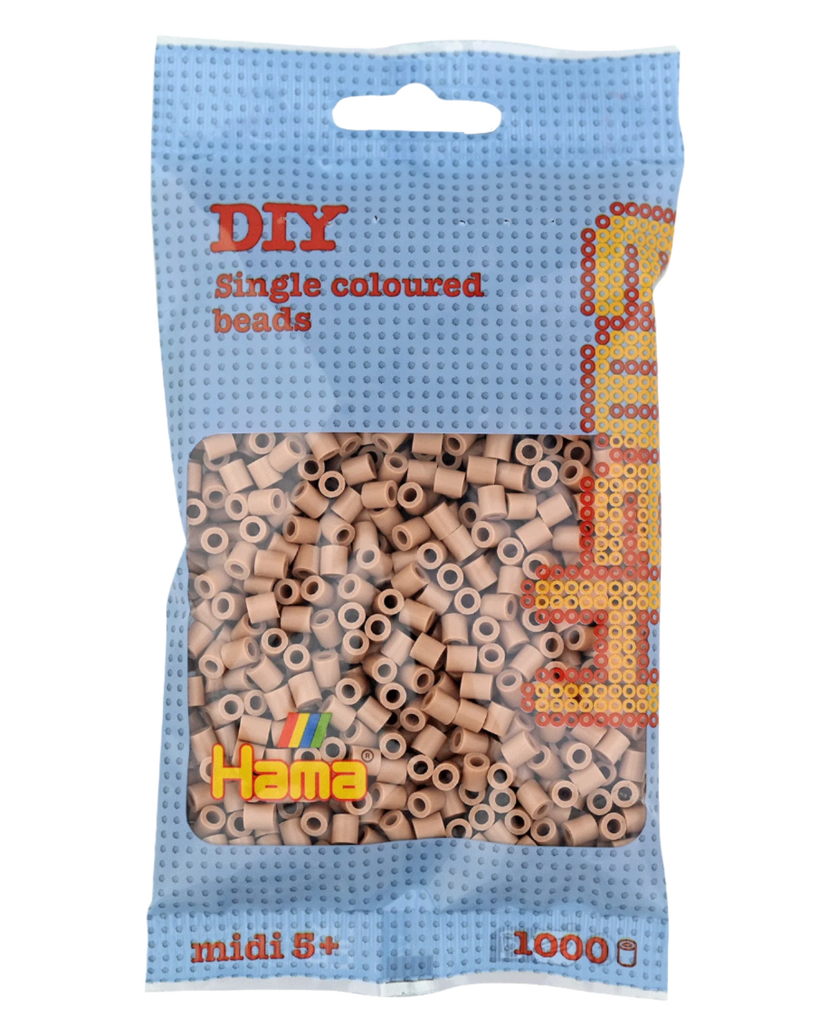 Hama perler 1000 stk - 207-75 lys nougat