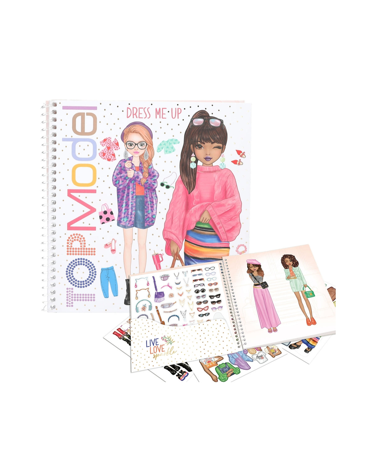 TOPModel Dress Me Up Stickersbog
