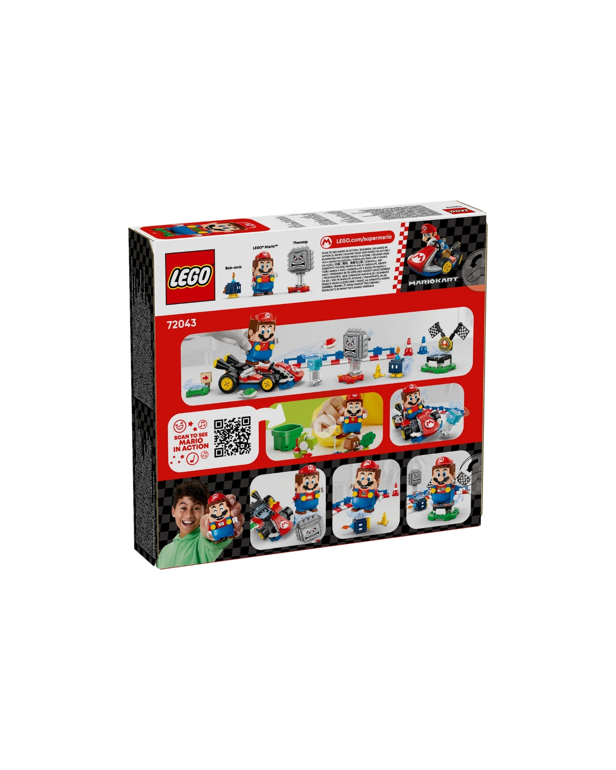 LEGO 72043 Mario Kart™ – Interactive LEGO® Mario™ and Standard Kart - LEGO Mario Kart