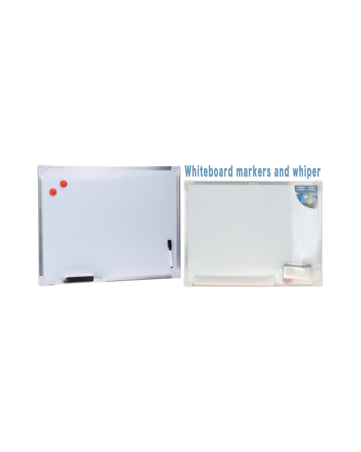 Whiteboard med alu-ramme 605x458 mm