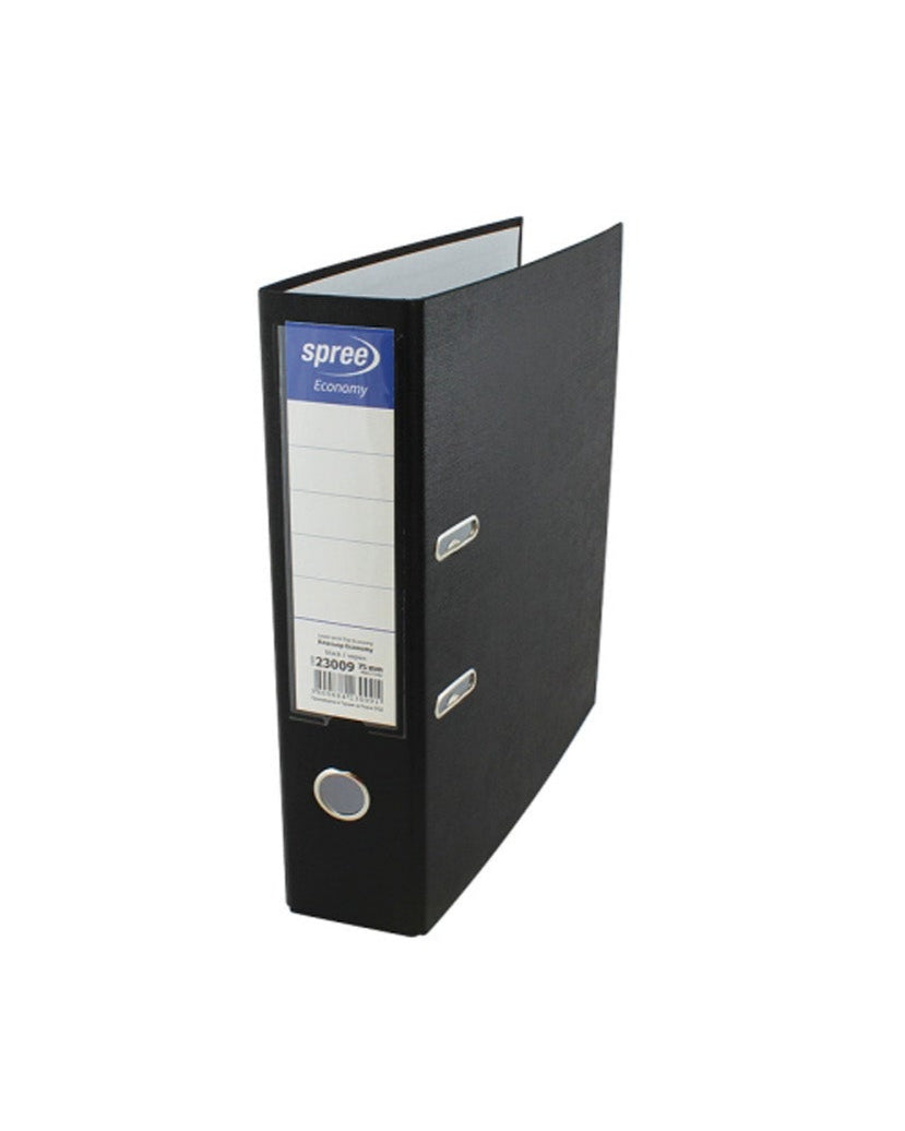 Letter folders 75mm BLACK A4