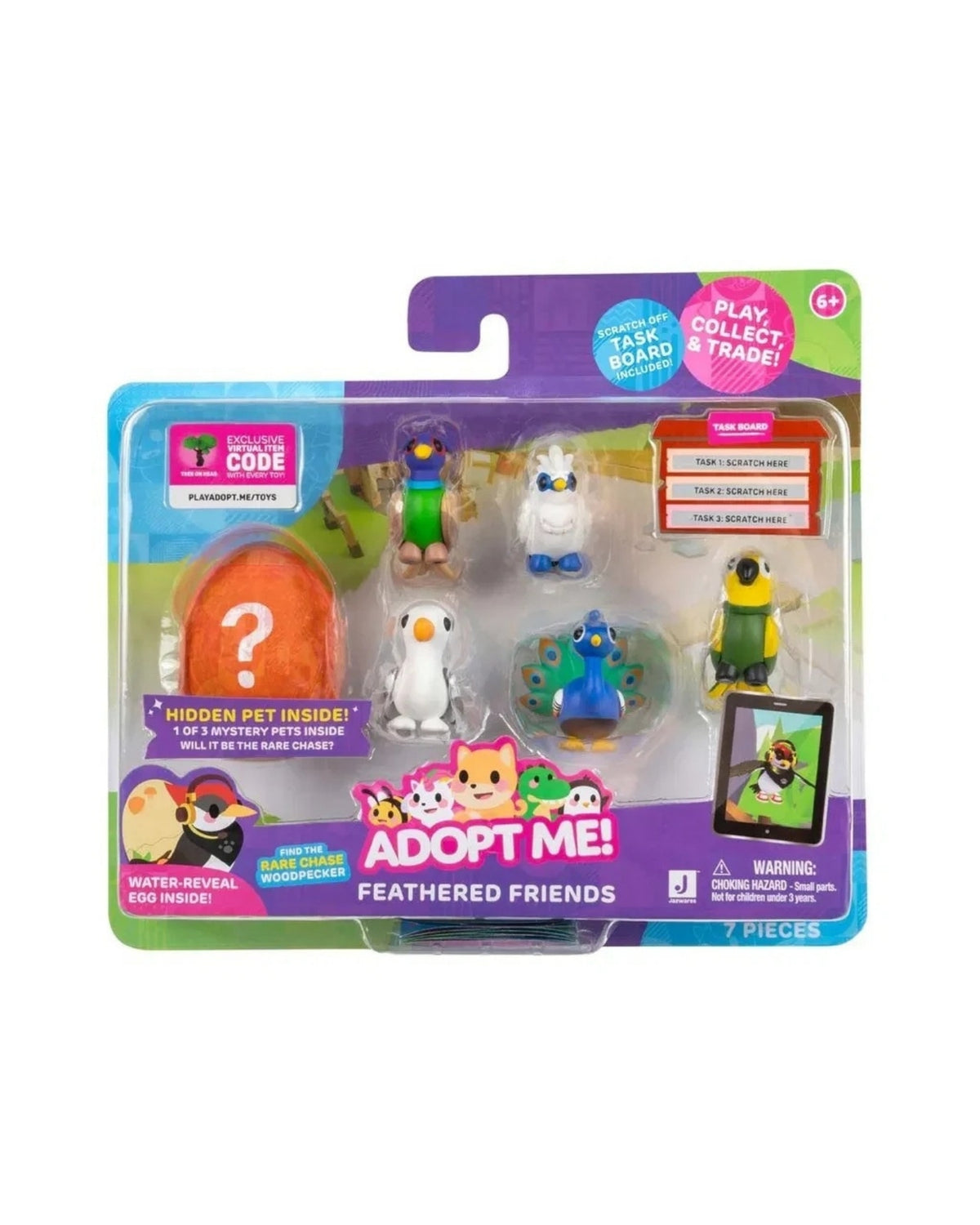 Adopt Me 6 Figure Pack - Feathered Friends