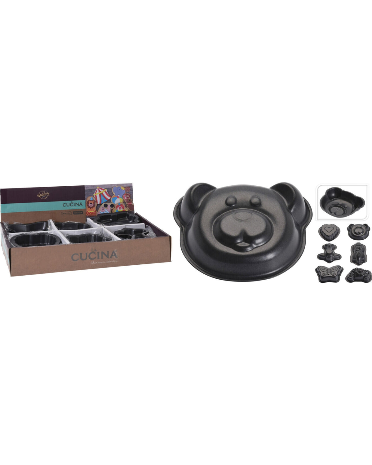 Kageforme i metal 1 stk