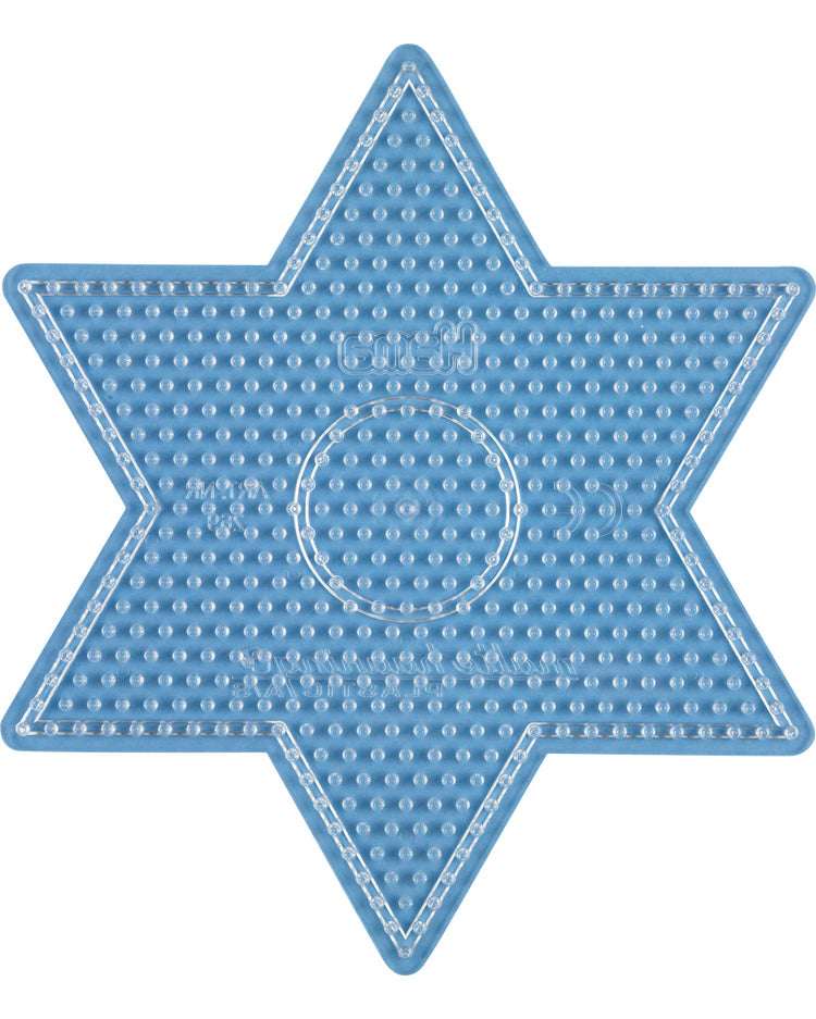 Hama stiftplade stor stjerne transparent 269TR