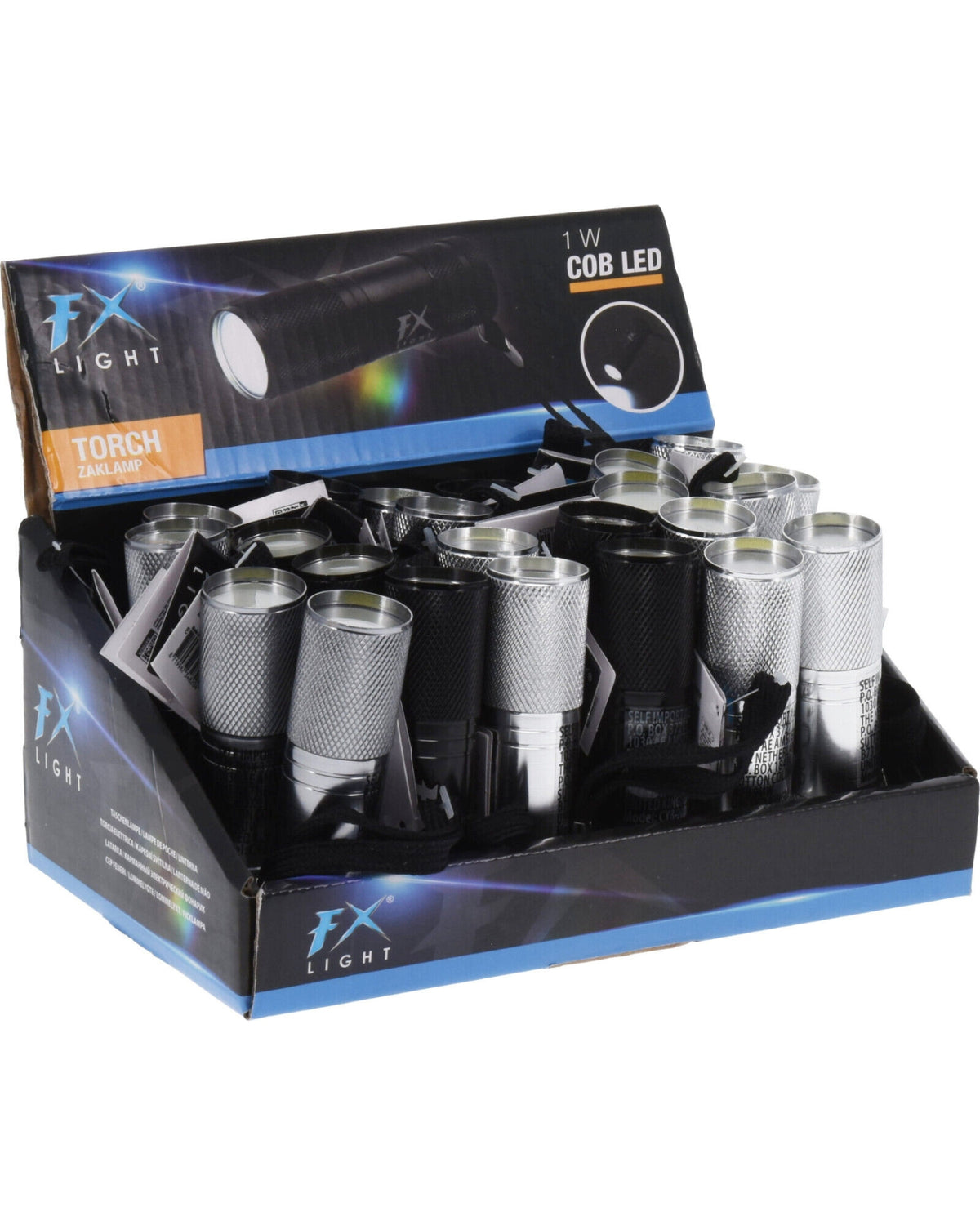 Lygte i aluminium LED 1stk