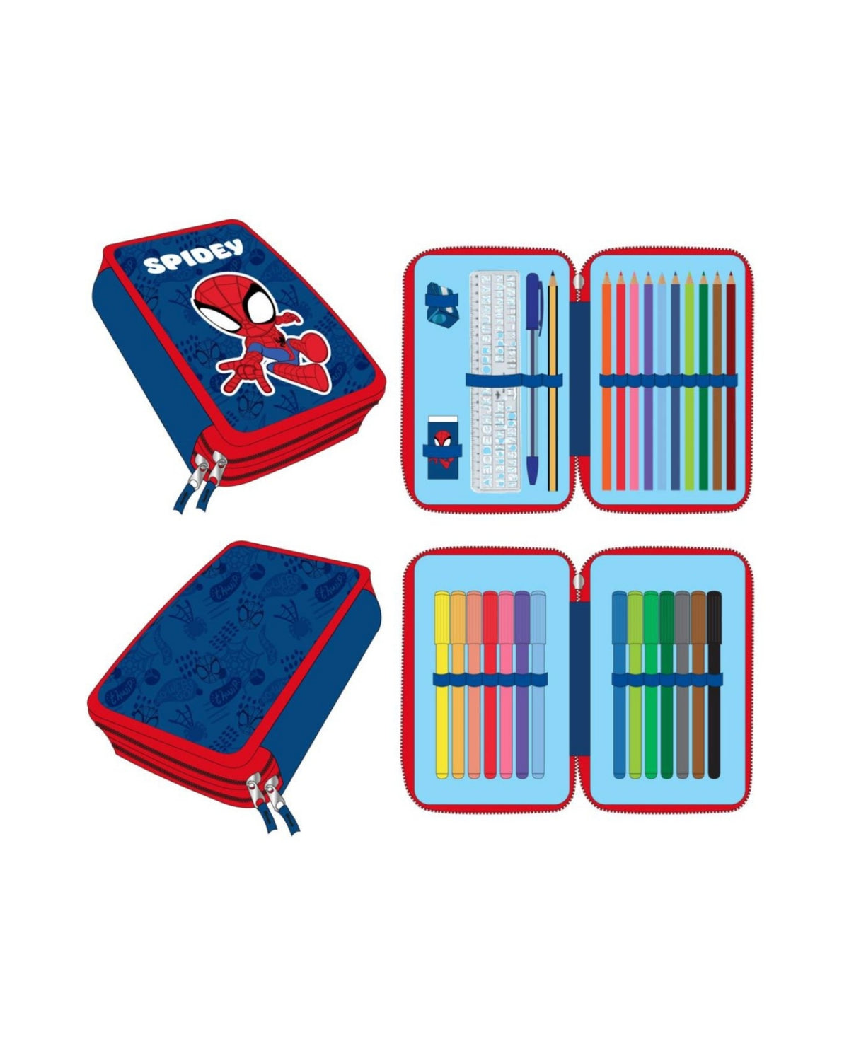 Spidey Pencil Case and Accessories