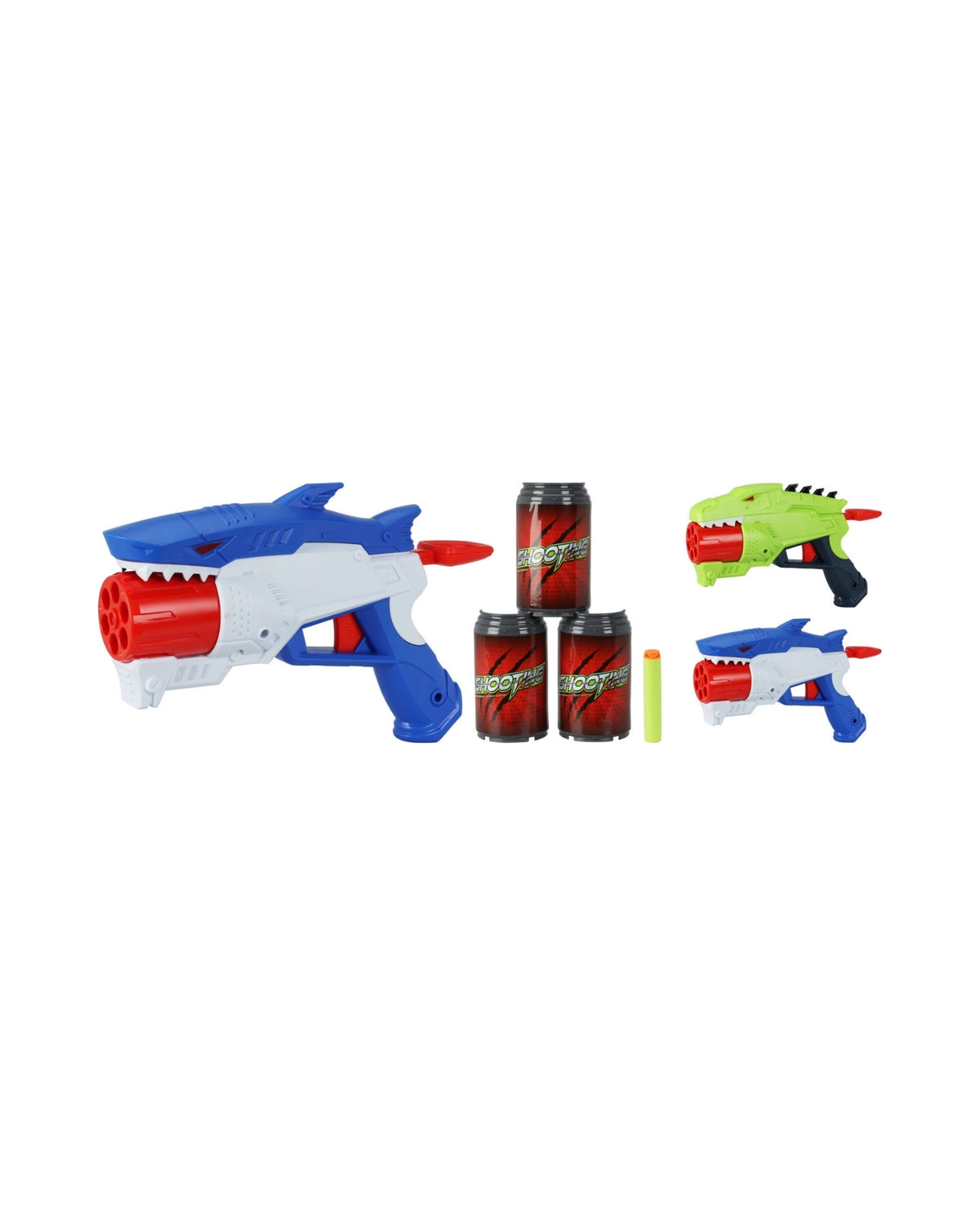 Pistol med skumpile 27cm 1stk