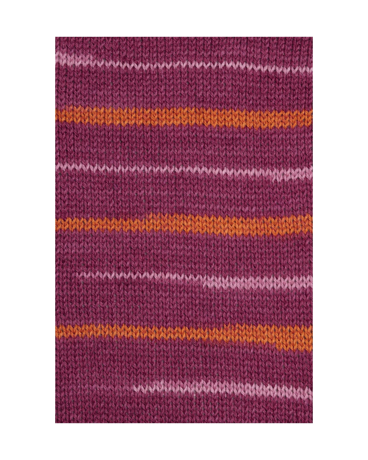 Just Sock Wool 50g - Fv.6 Vinrød/Græskar/Rosa - Fra Mayflower