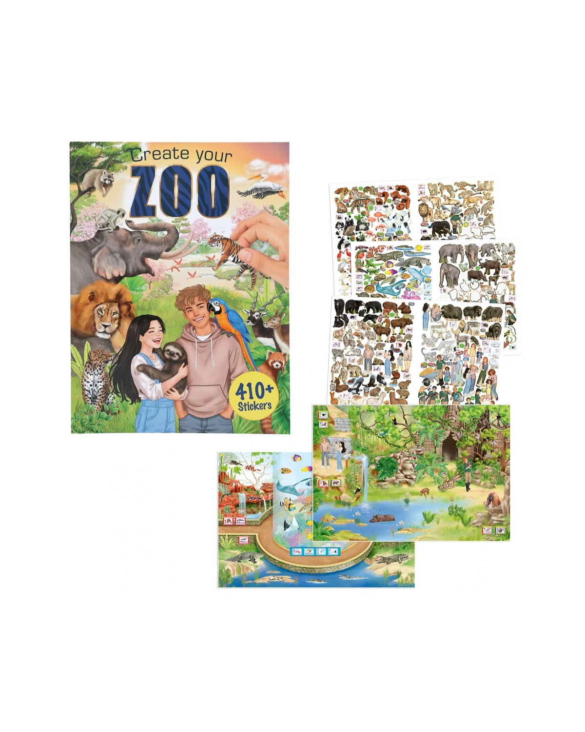 Create your Zoo Aktivitetsbog m/stickers