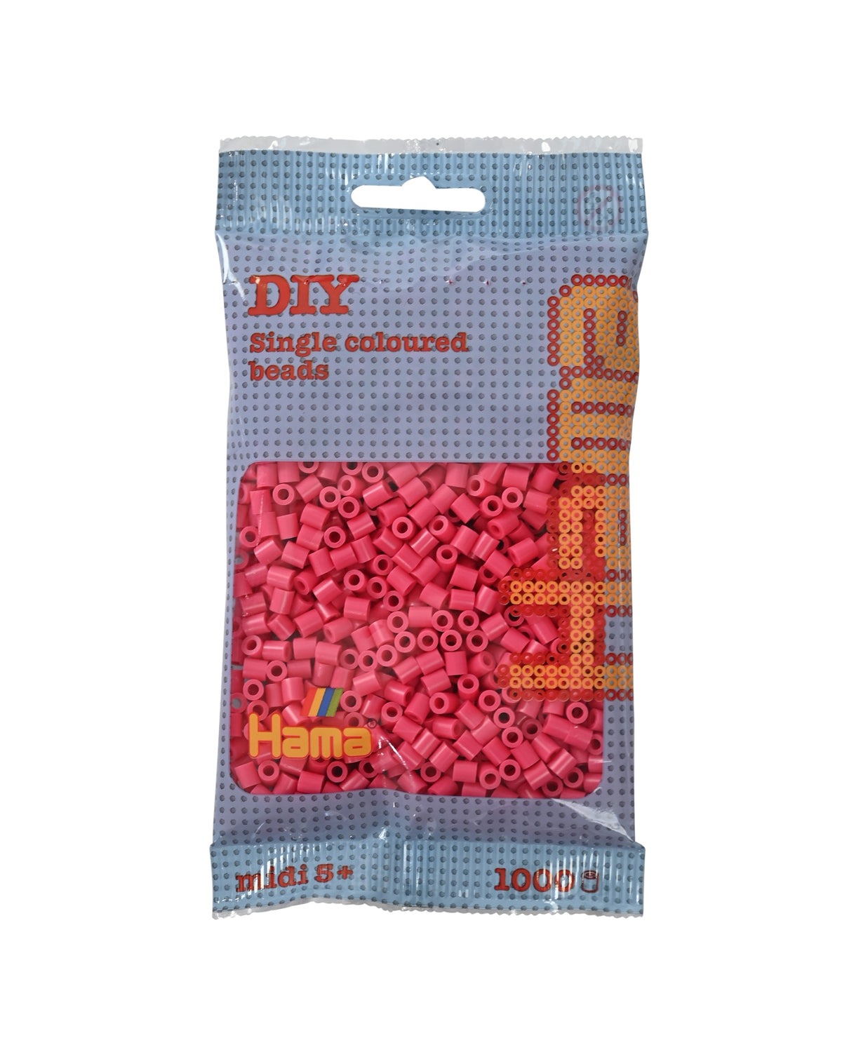 Hama perler 1000 stk - (207-121) Pink