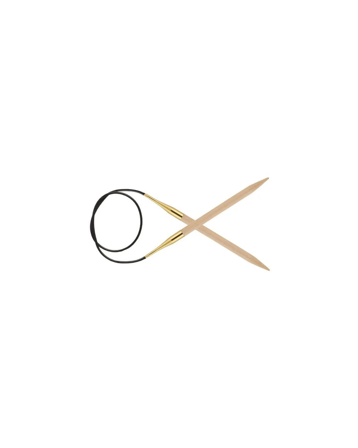 KnitPro Basix Beech rundpinde 60 cm 3.75 mm