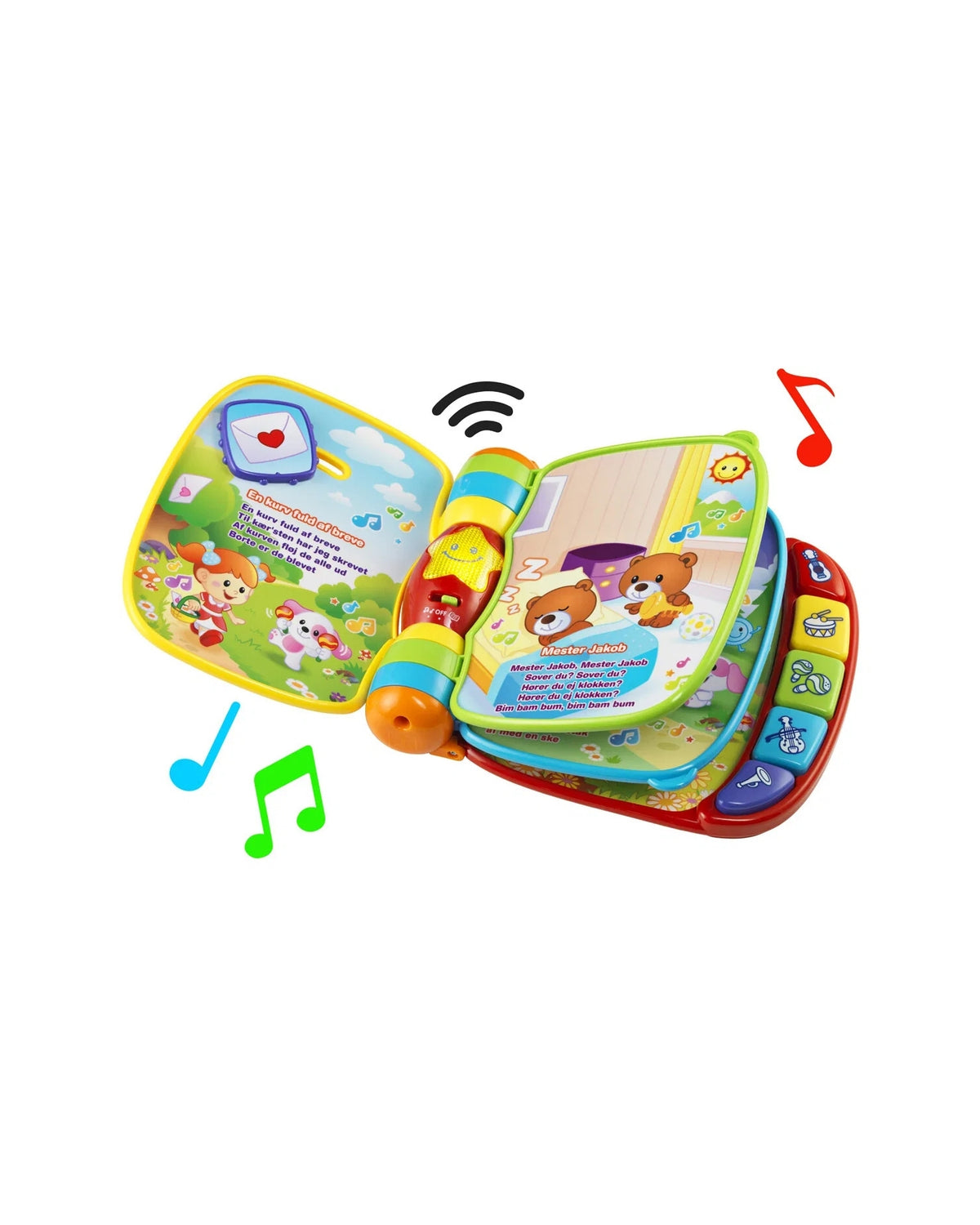 Vtech Baby musikbog med børnesange DK