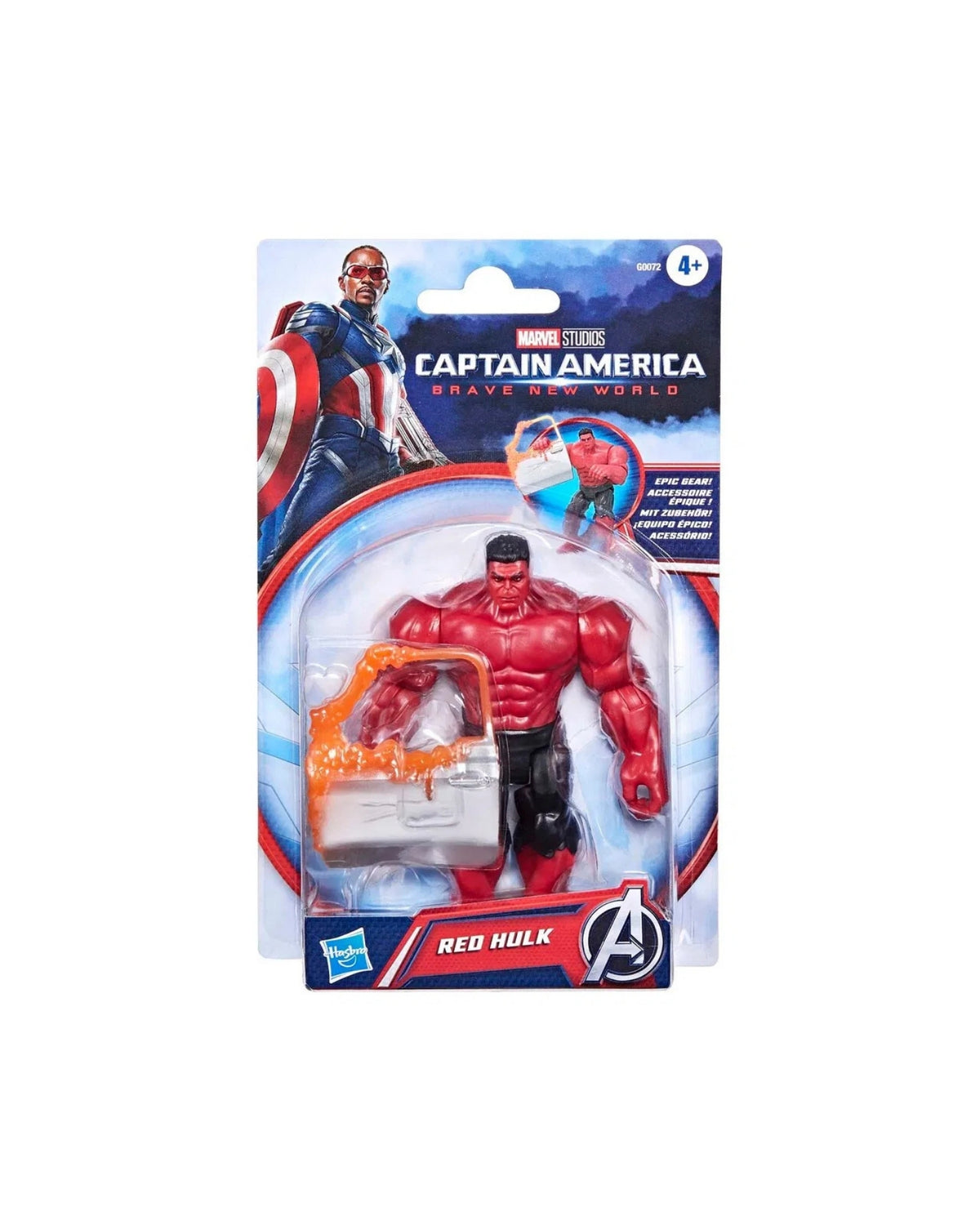 Avengers Red Hulk Deluxe Brave New World 10 cm