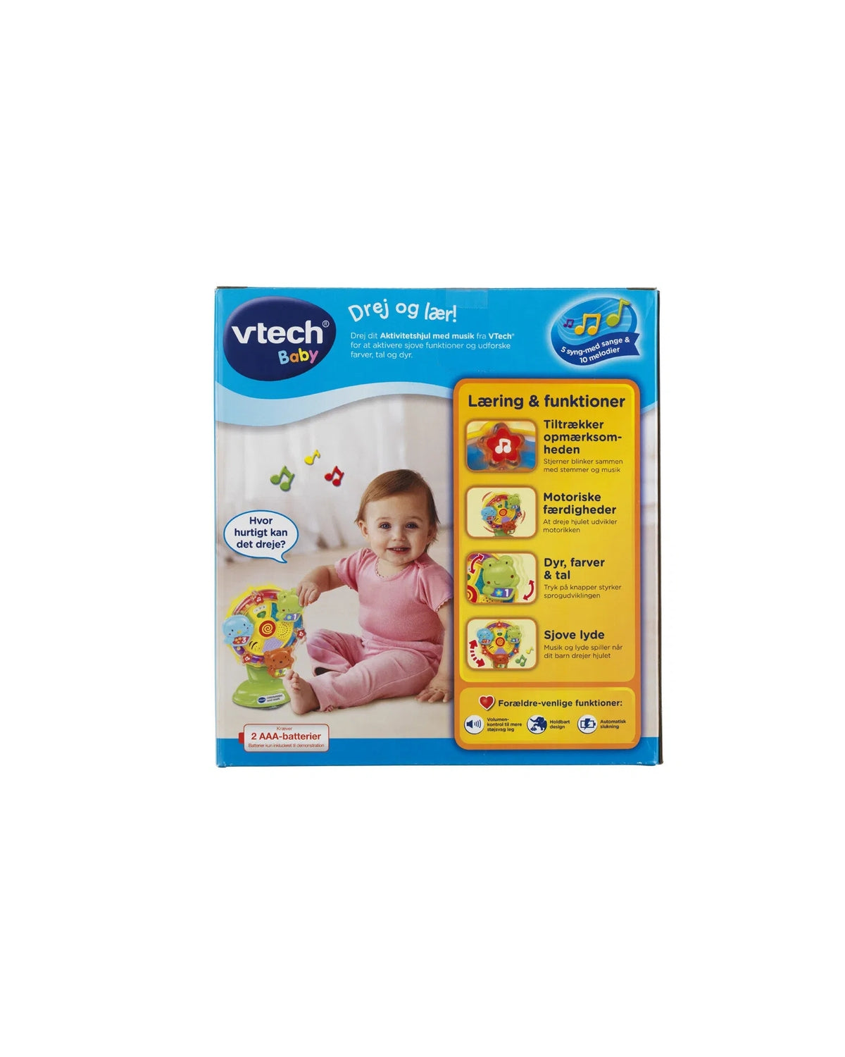 Vtech Baby Activity Wheel with Music DK