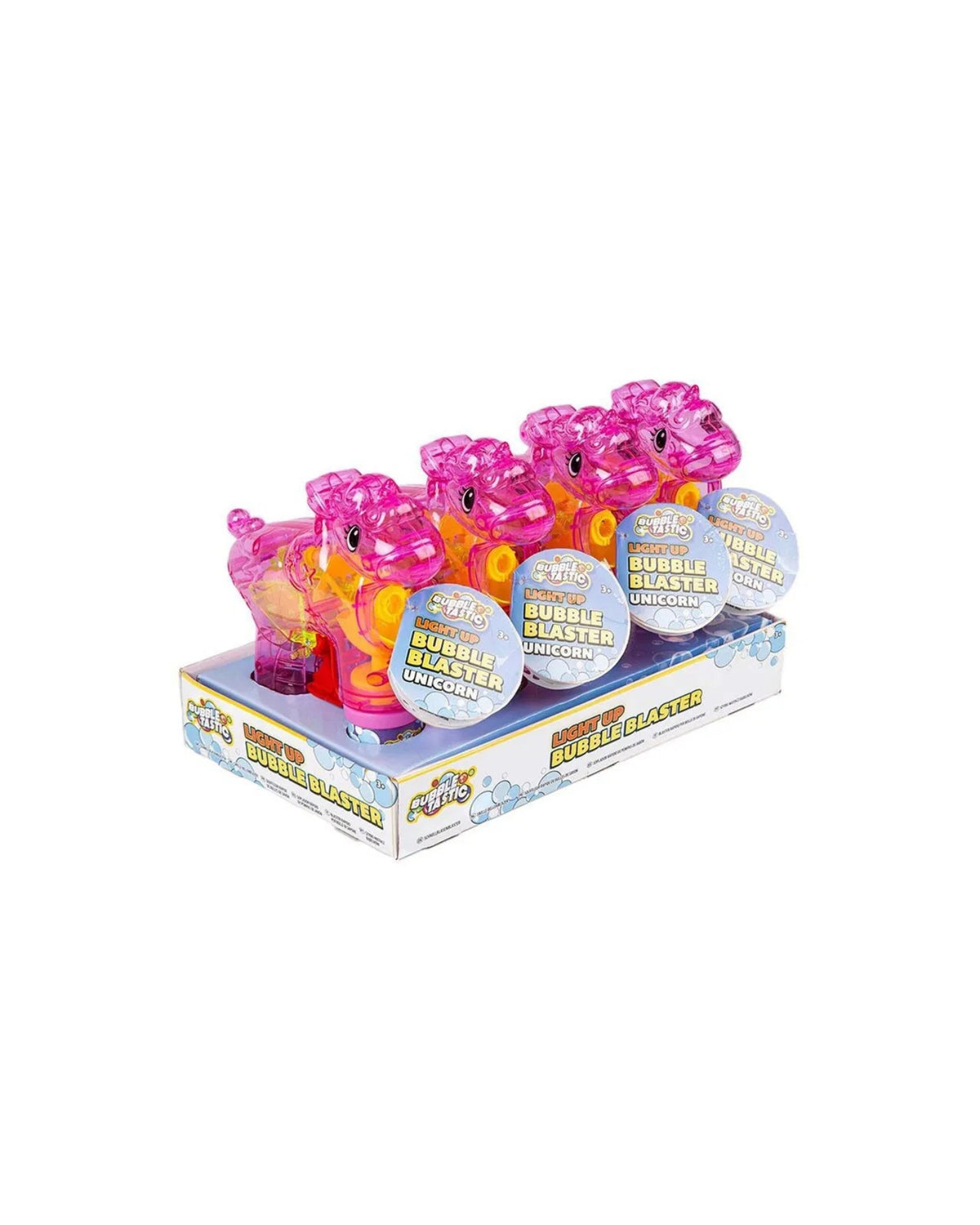 Bubbles Unicorn Bubble Gun Light Up - 1 stk