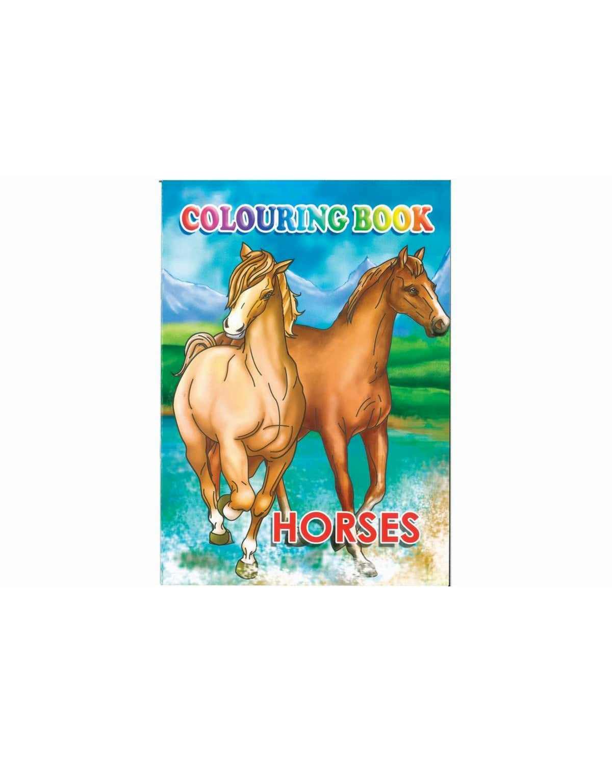 Malebog A4 Horses 16 sider