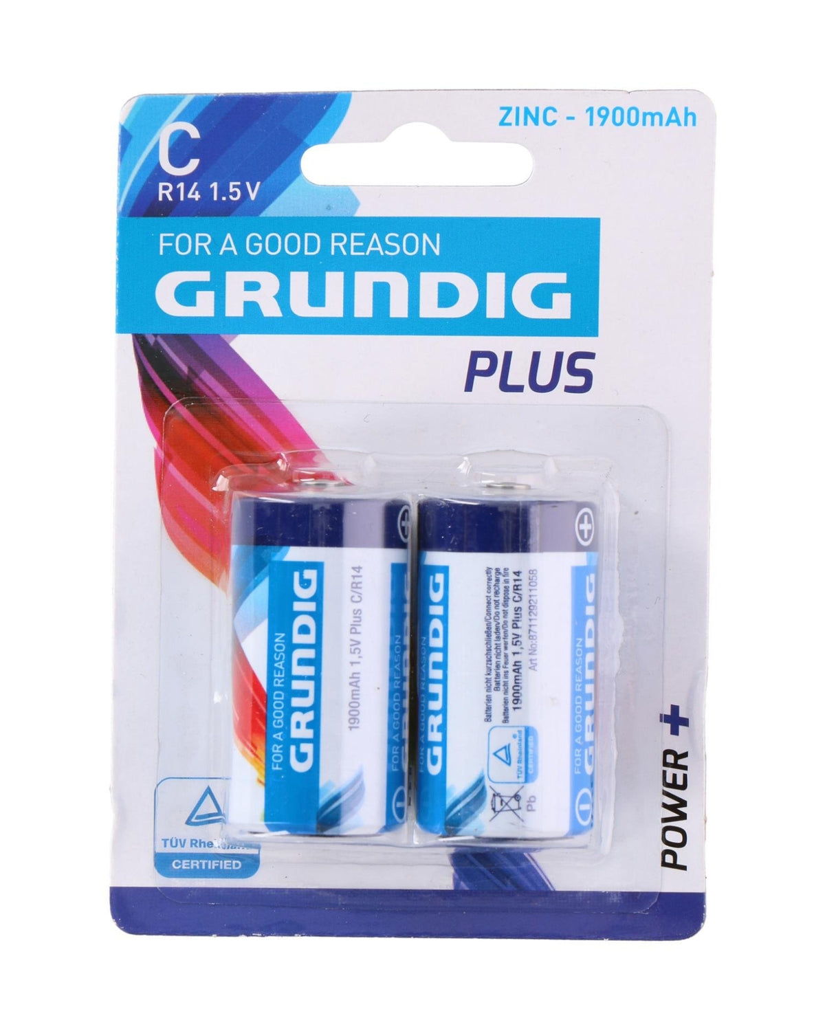 Batteri C/R14 2 stk - Grundig