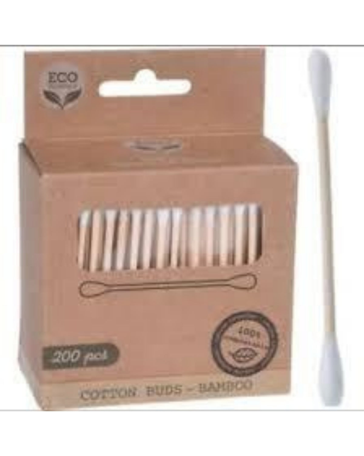 Ear cleaner cotton/bamboo 200 pcs.