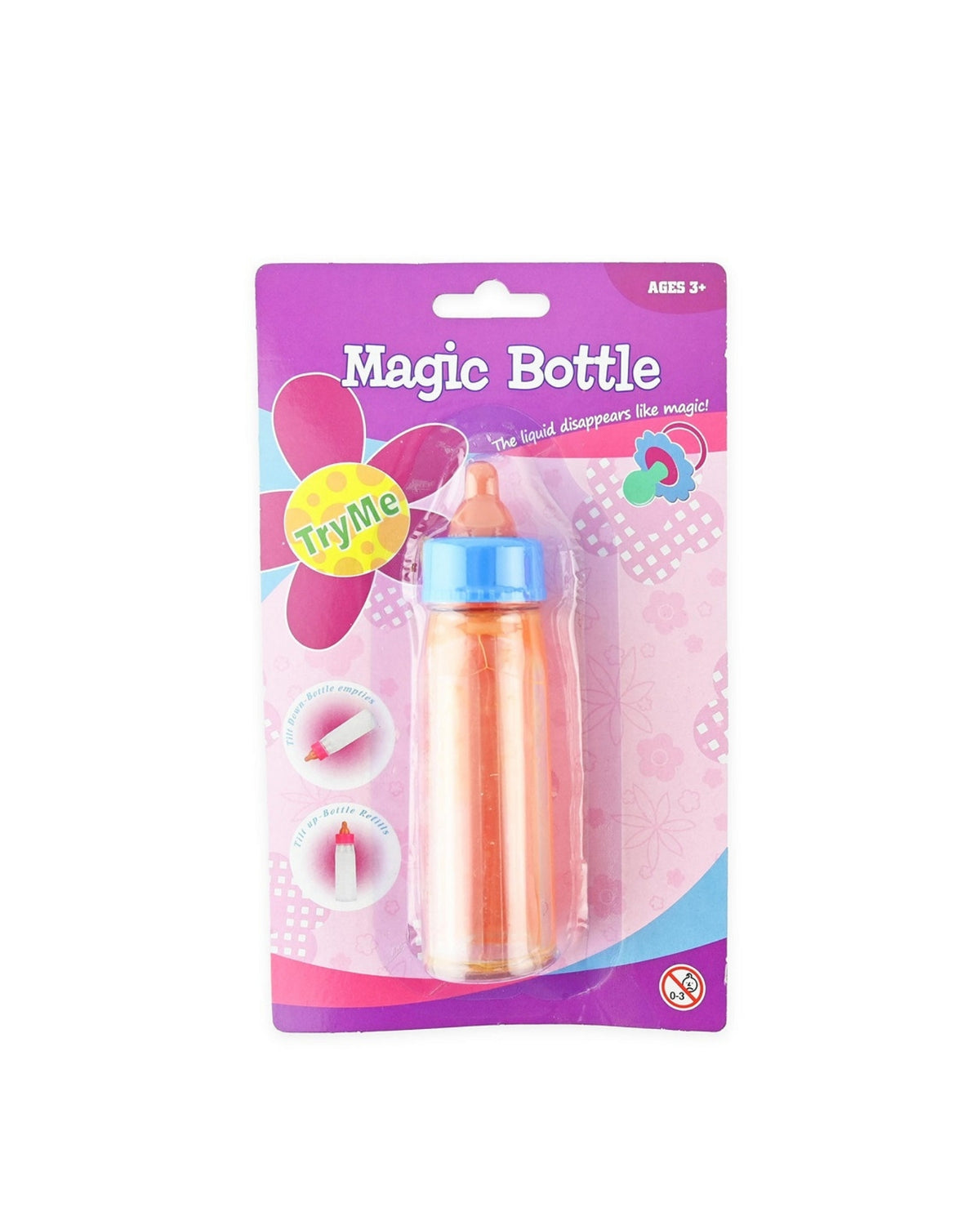 Baby bottle with milk 13 cm