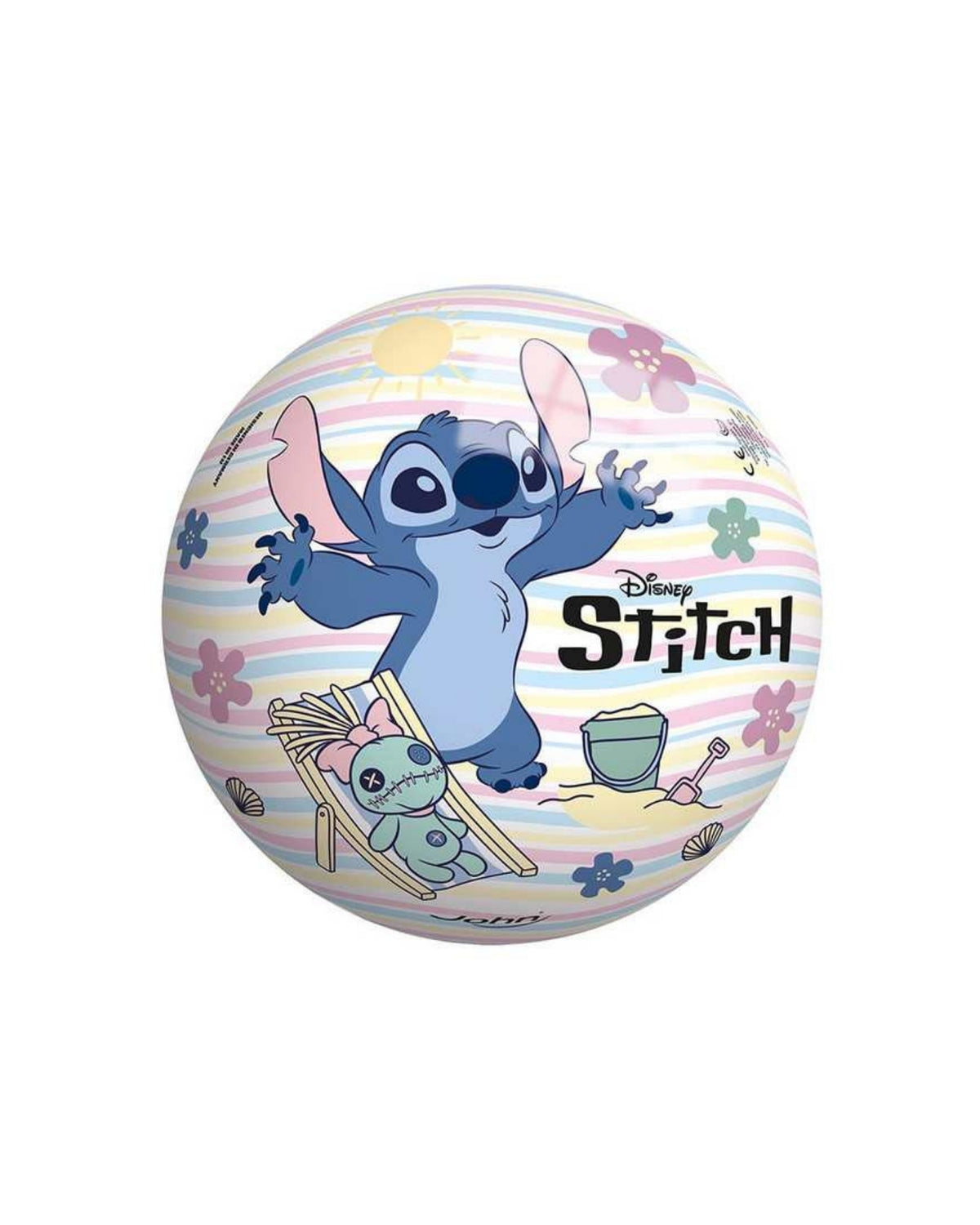 Bold i plast med motiv 1 stk - Stitch