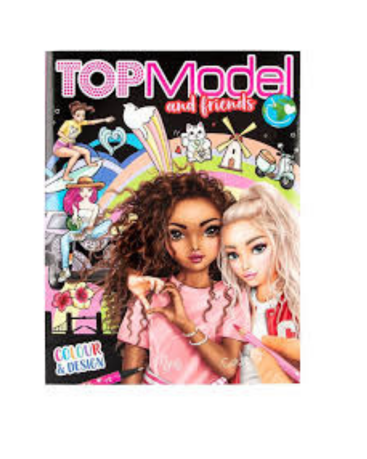 TOPModel Coloring Book Cats KITTY