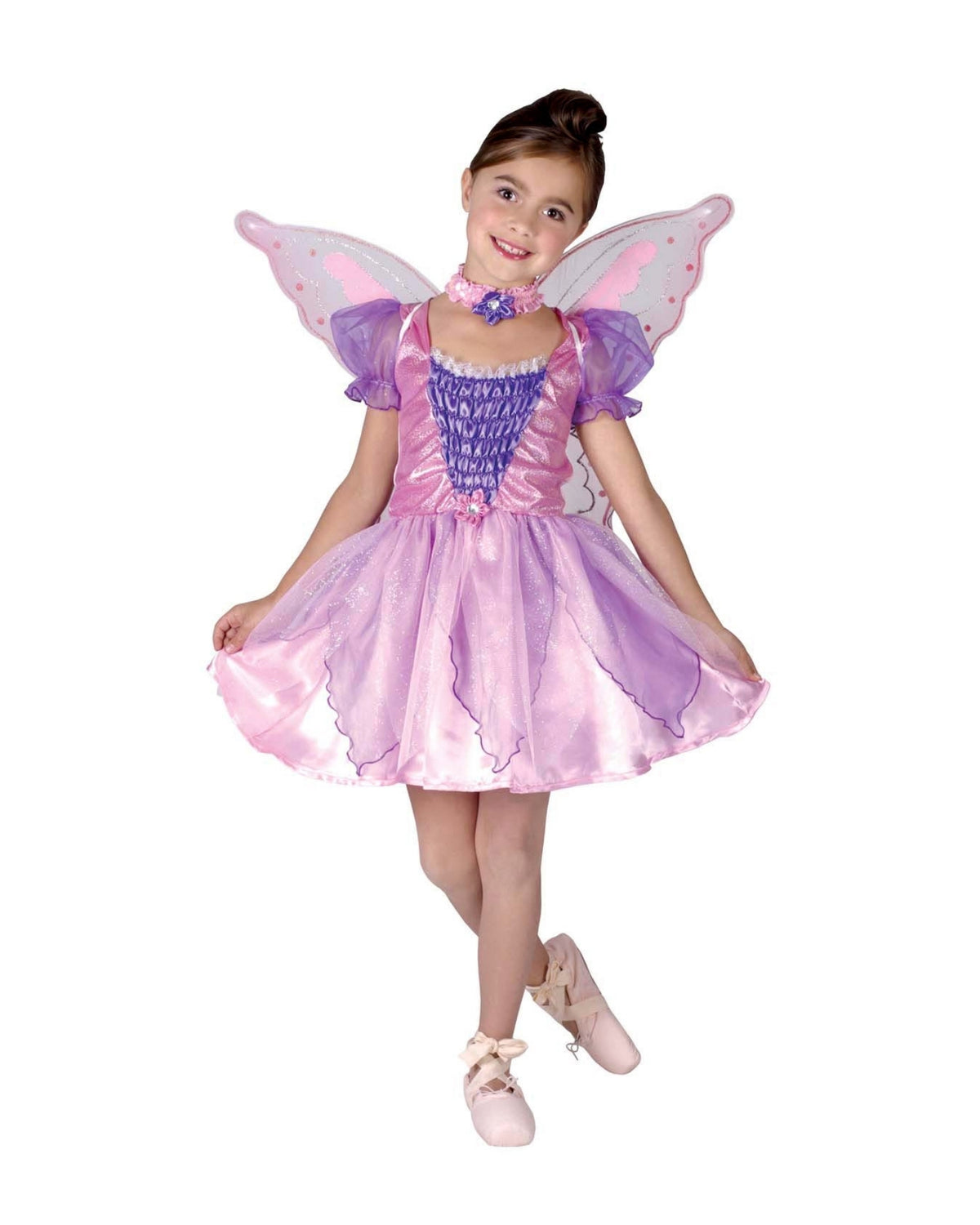 Ballet princess with wings and necklace 140 cm