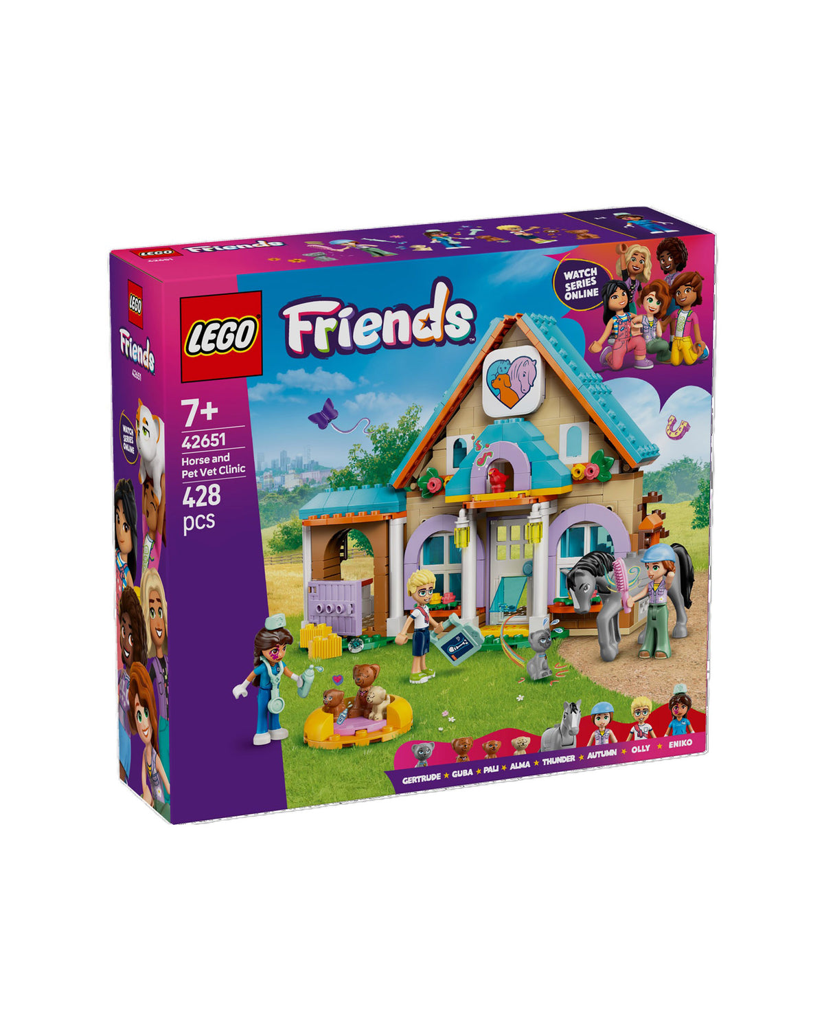 LEGO 42651 Dyrlægeklinik for heste og kæledyr - Friends