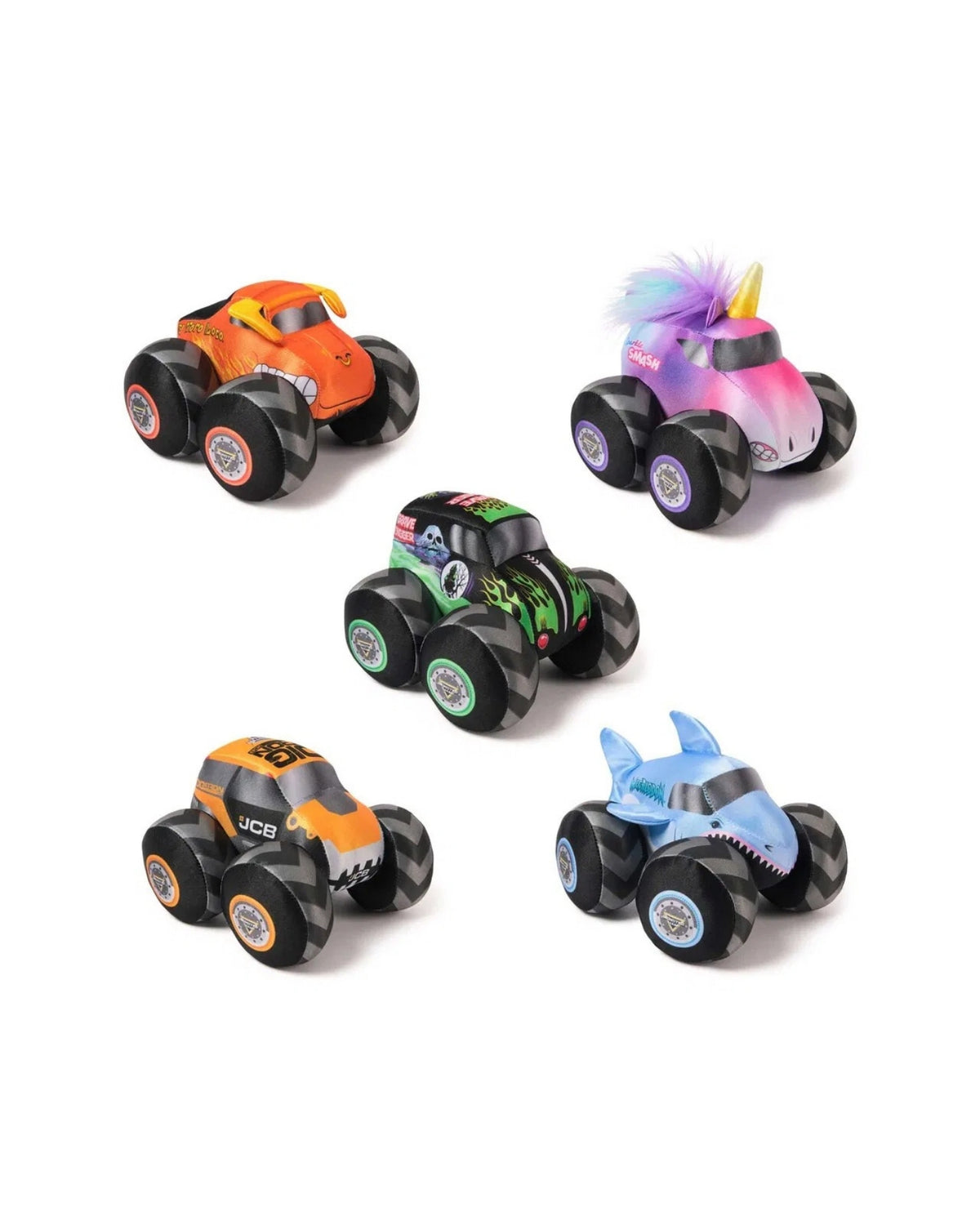 Monster Jam Plush Truck 17 cm w. Sound - Megalodon