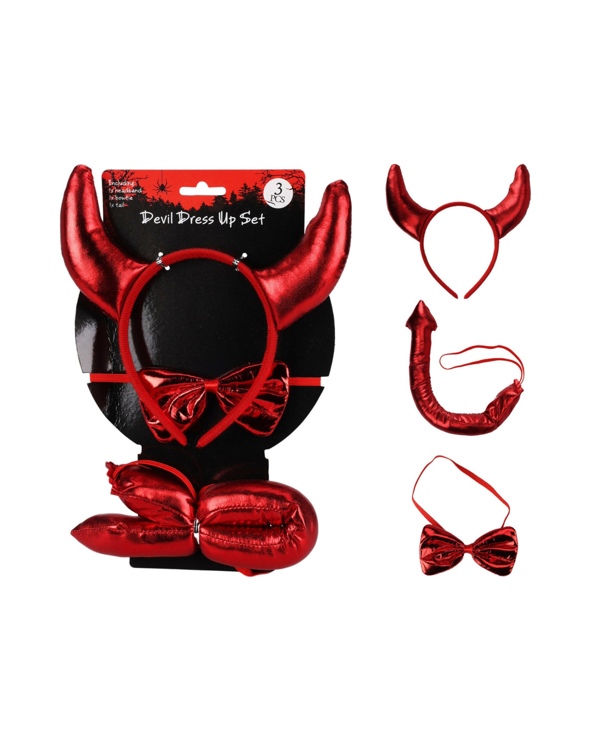 Djævle horn med hale og butterfly