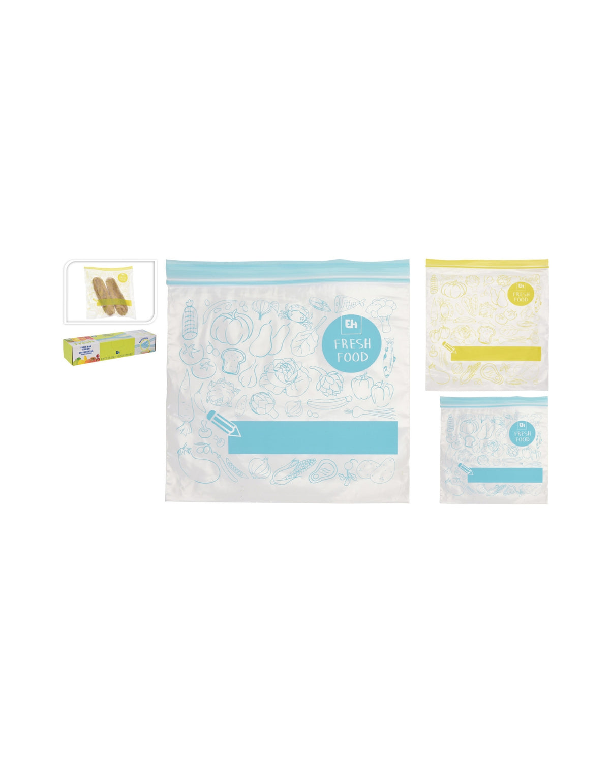 Ziplock-poser – 40 stk. (2 størrelser)