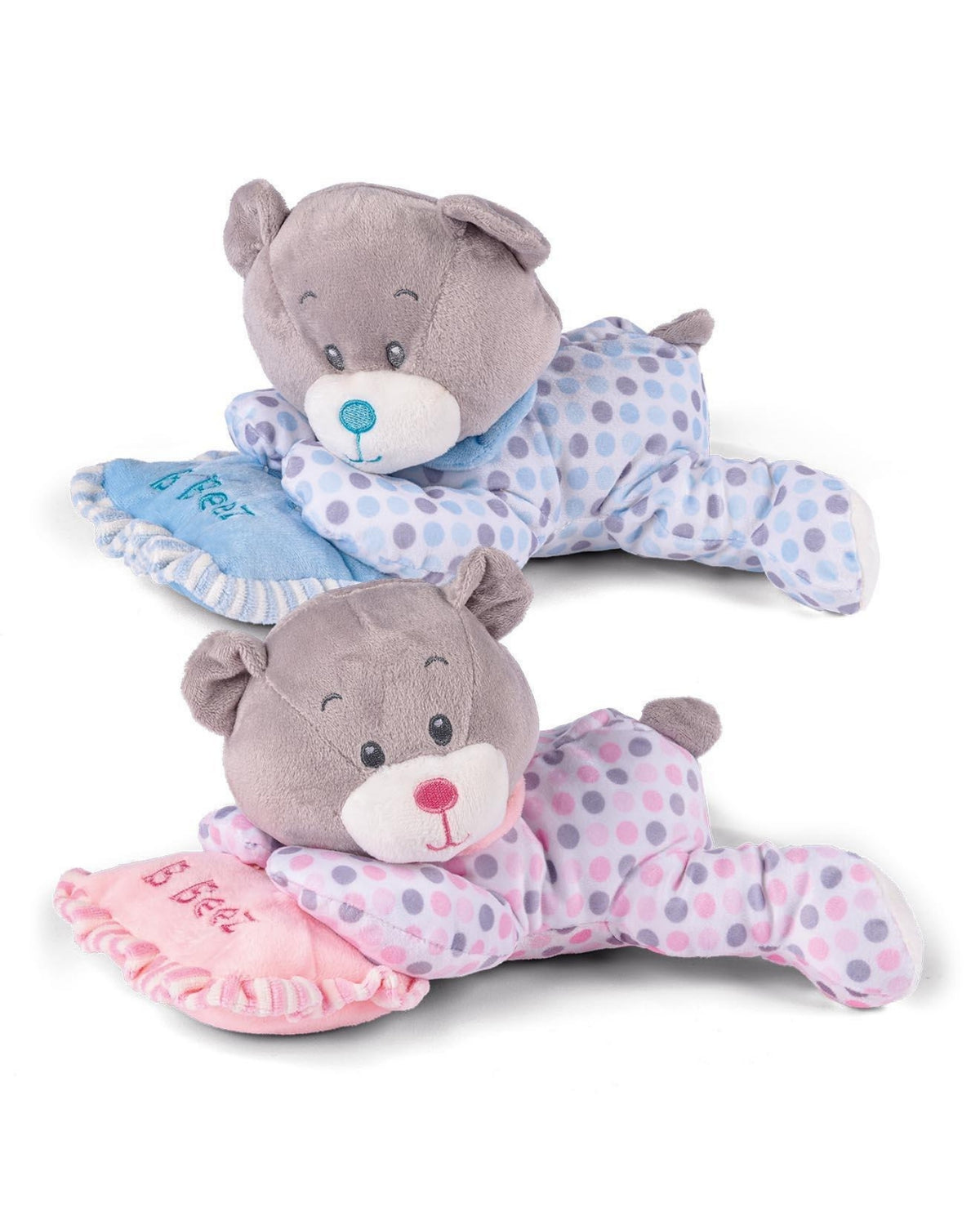 Sleeping teddy bear with pillow 1pc