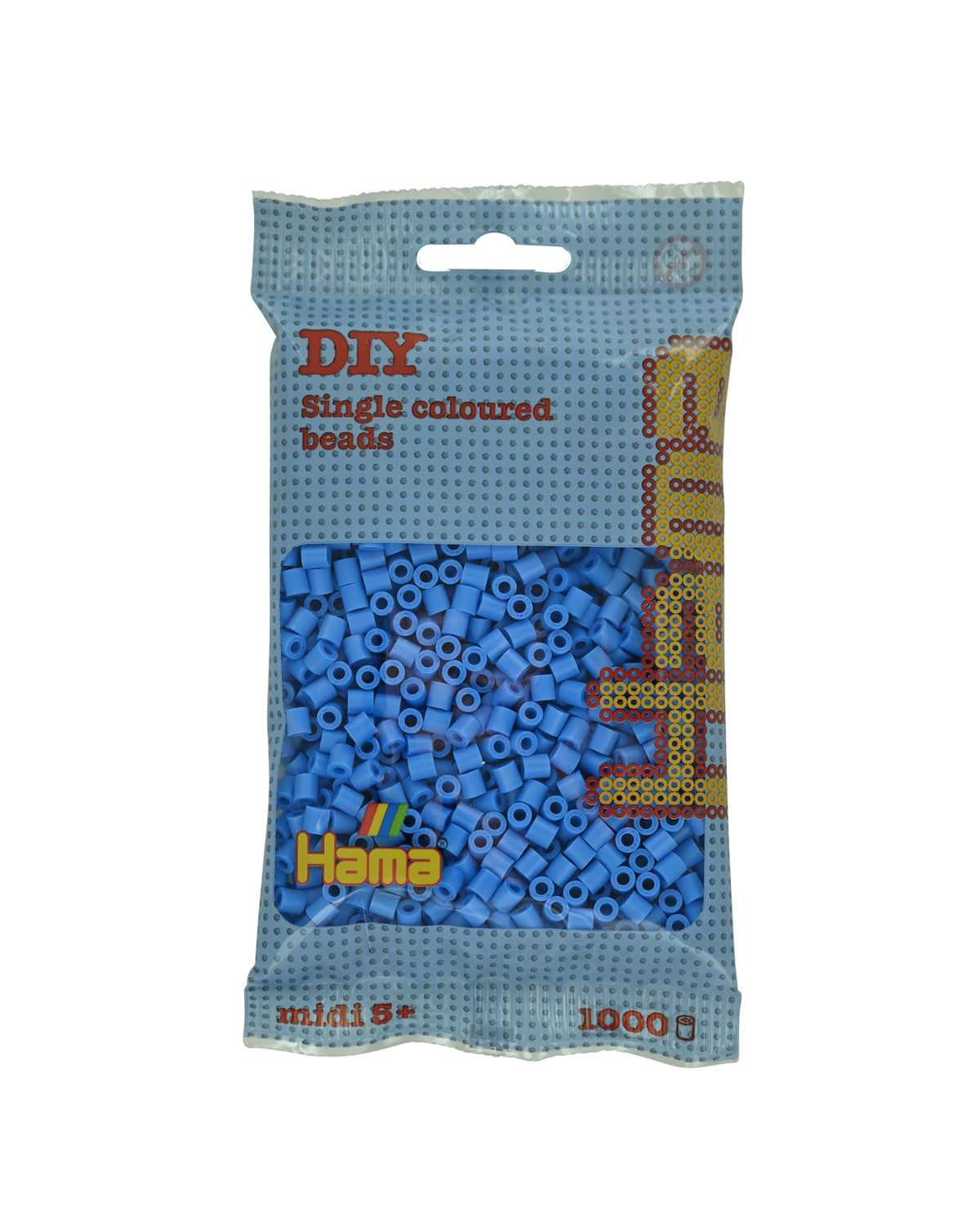 Hama perler 1000 stk - (207-119) Klar blå
