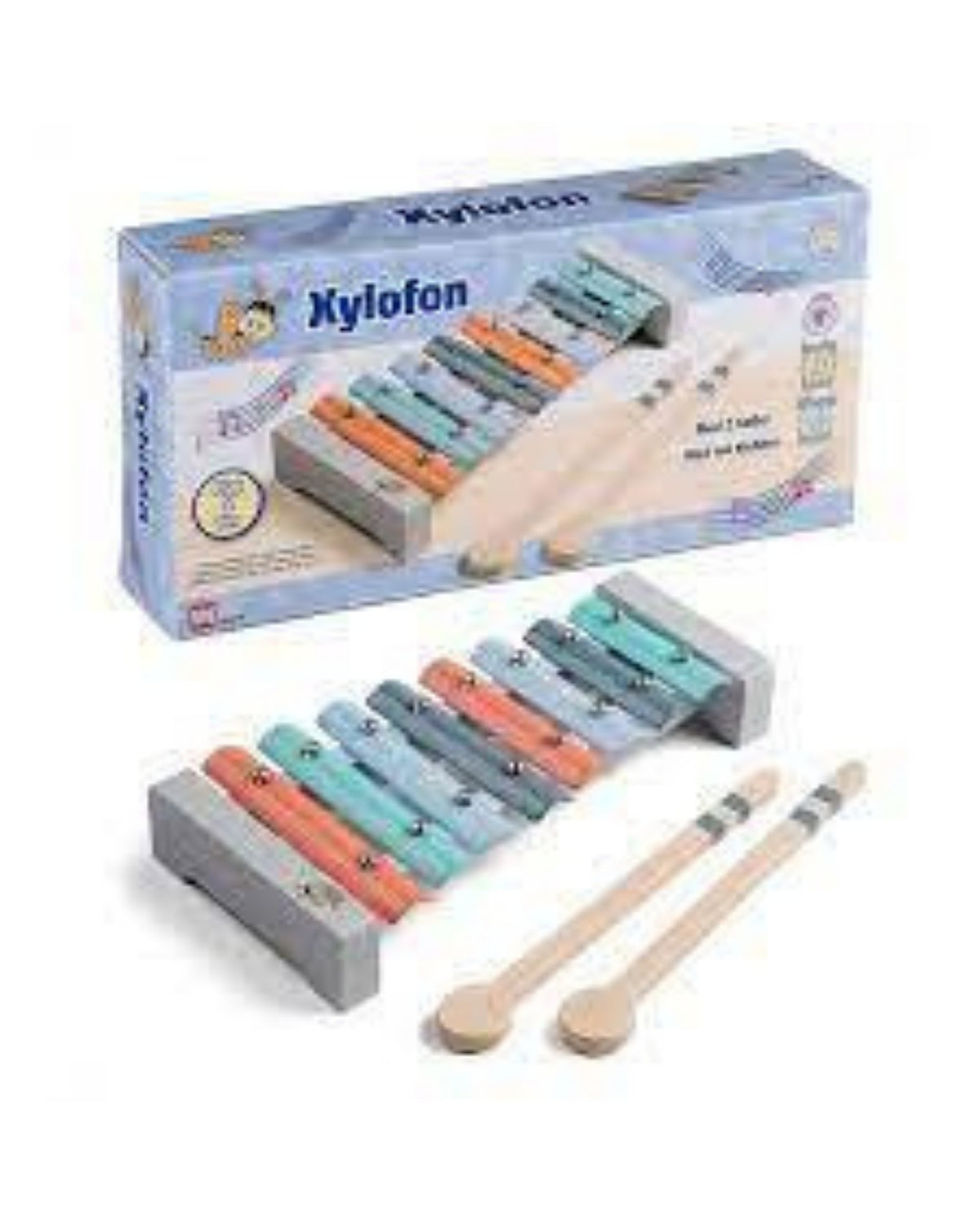 Xylophone wood and metal