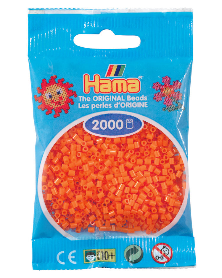 Hama mini beads Orange 501-04