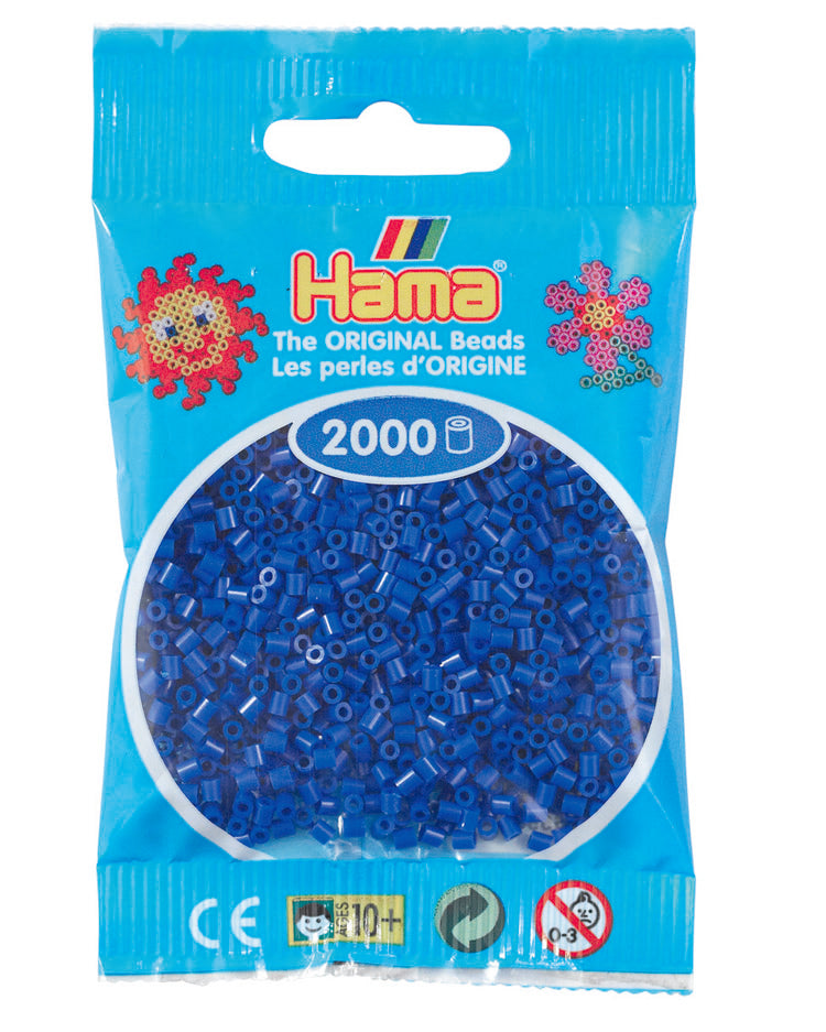 Hama mini perler Blå 501-08
