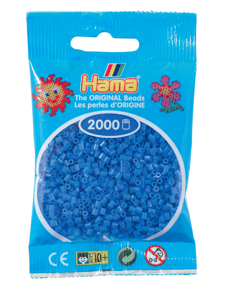 Hama mini perler Lyseblå 501-09