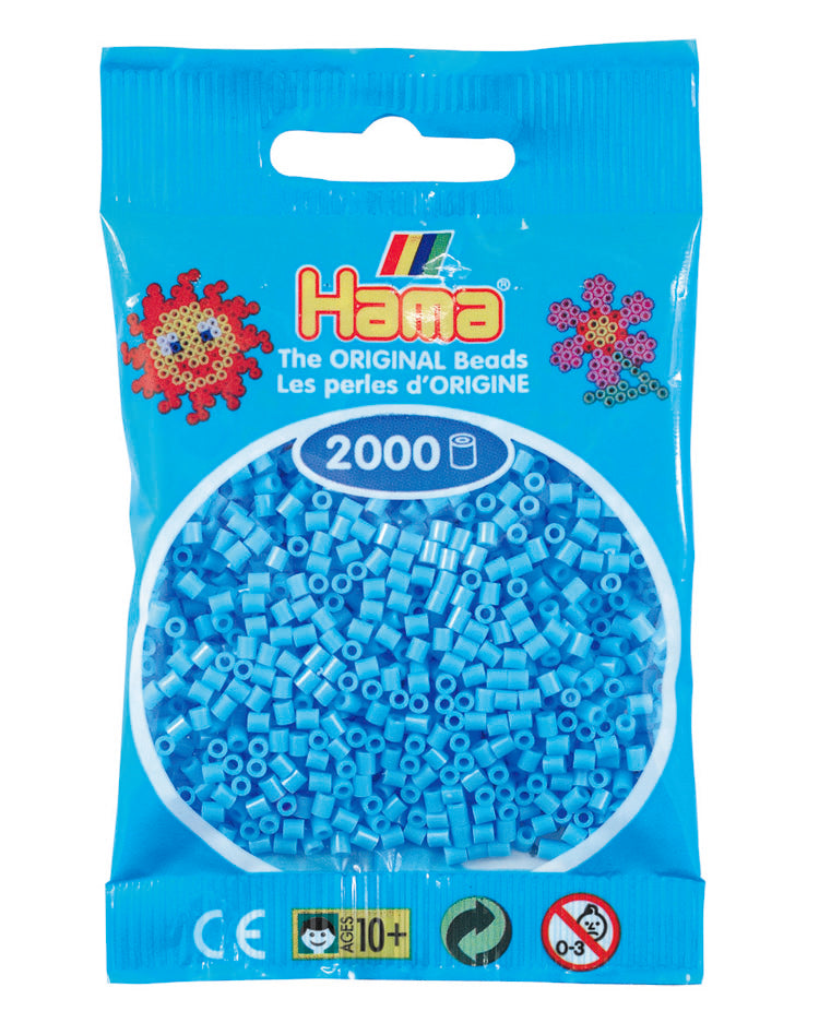 Hama mini perler Pastel blå 501-46