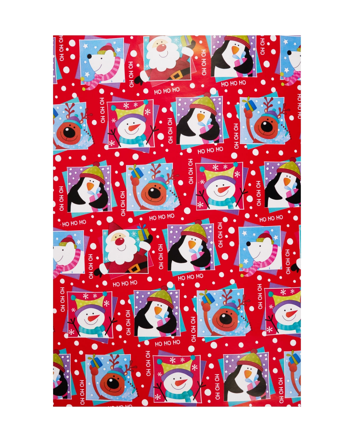 Gavepapir 100x500 cm - Julemotiv