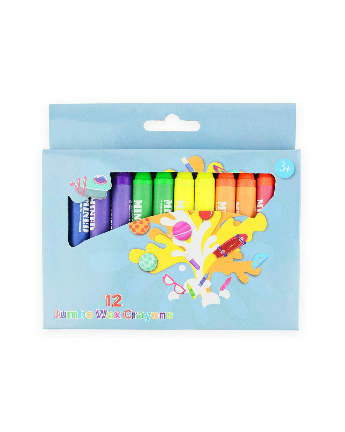 Farver Jumbo 12 stk 15 cm