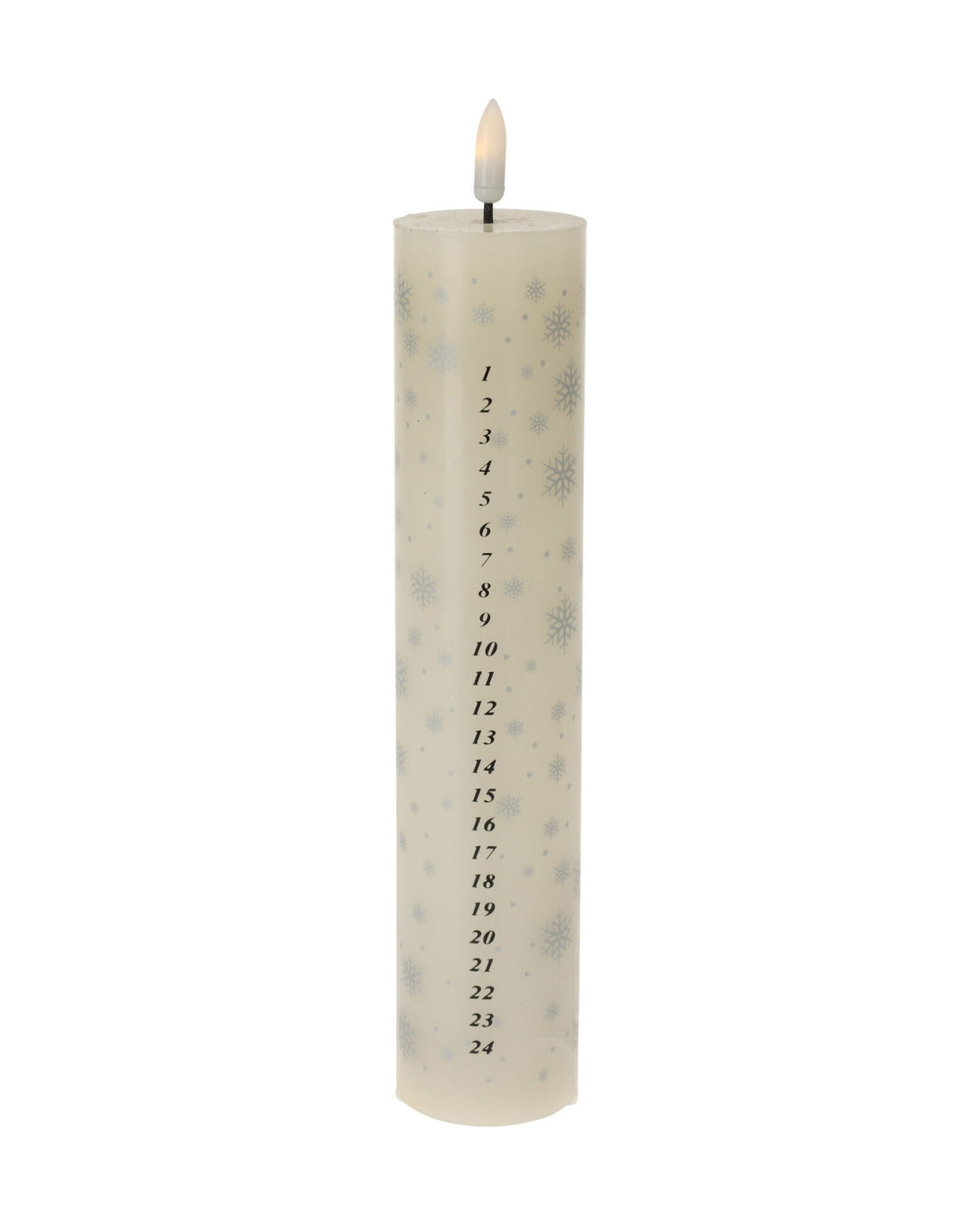 Advents lys 25 cm - Elektronisk med LED lys