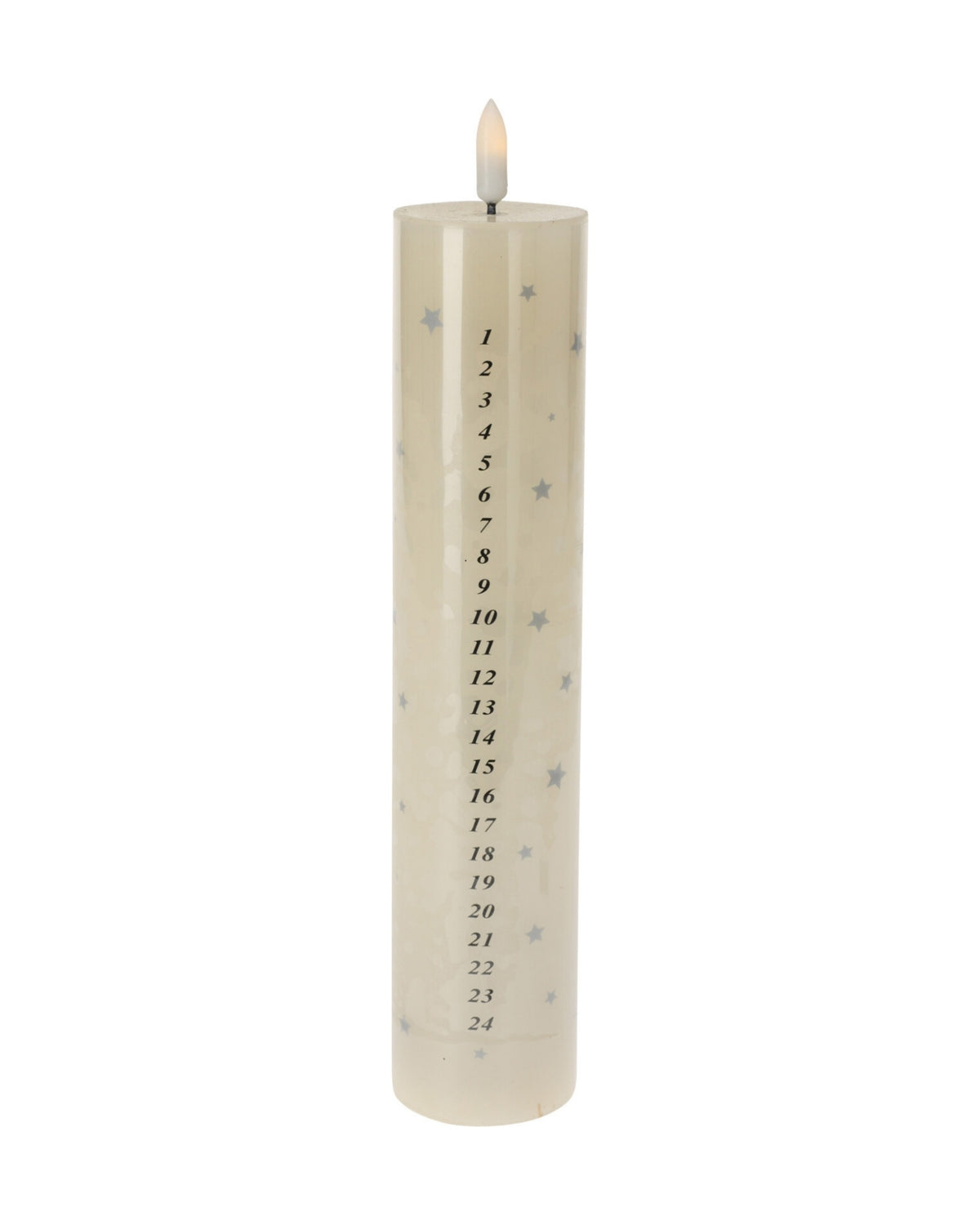 Advents lys 25 cm - Elektronisk med LED lys