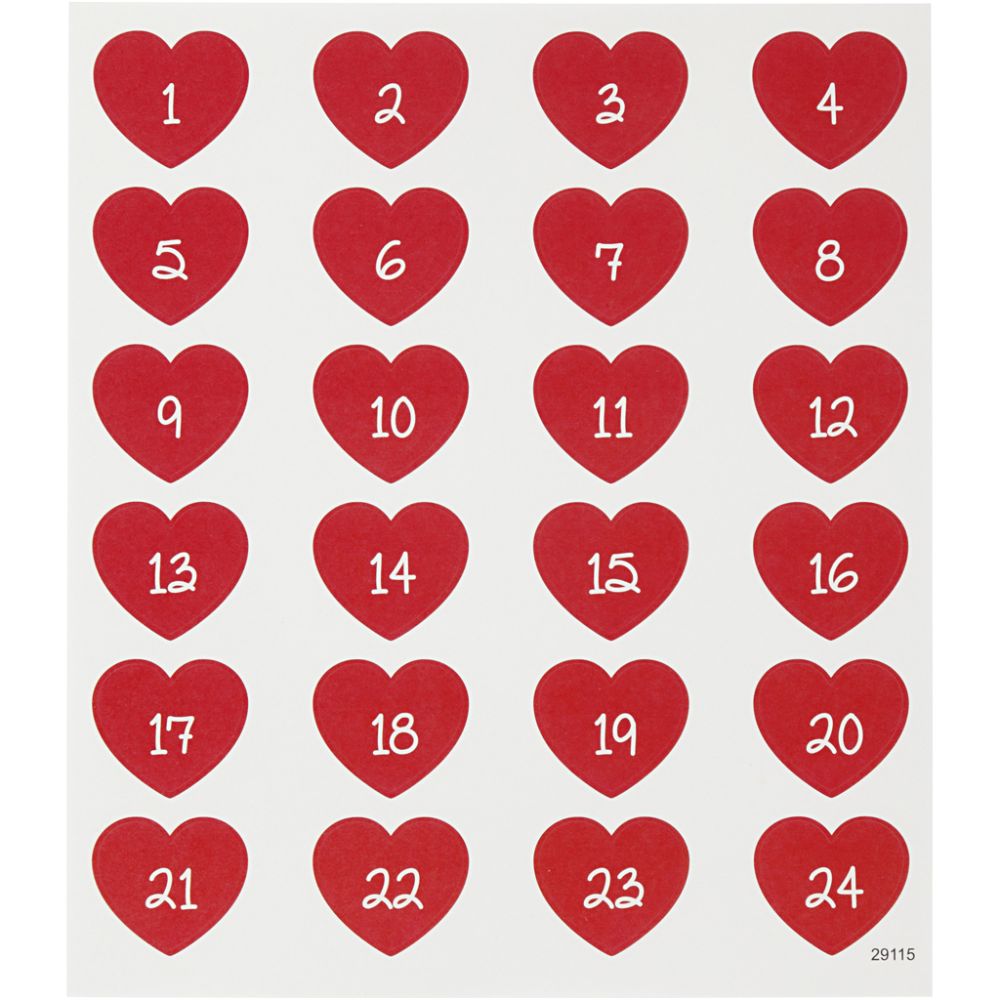 Stickers, ark 15x16,5 cm, 1 ark