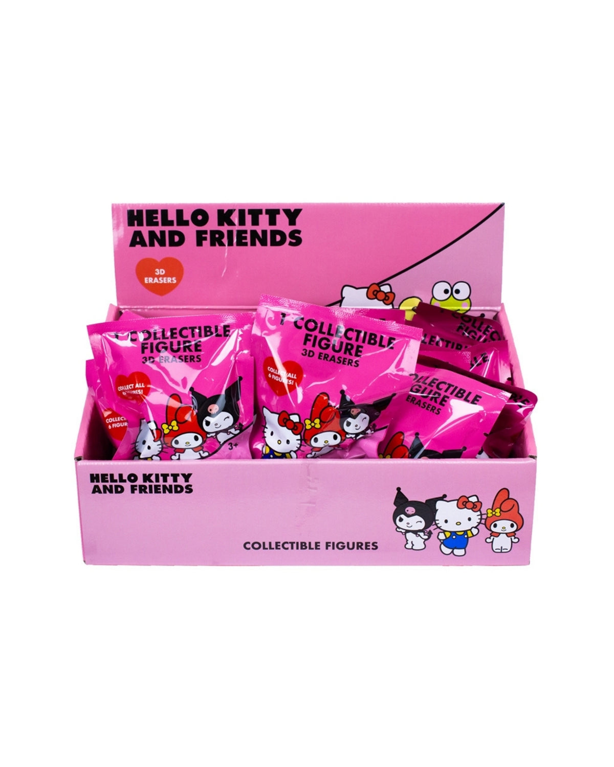 Hello Kitty og venner 3D viskelæder i spændende blindpose.